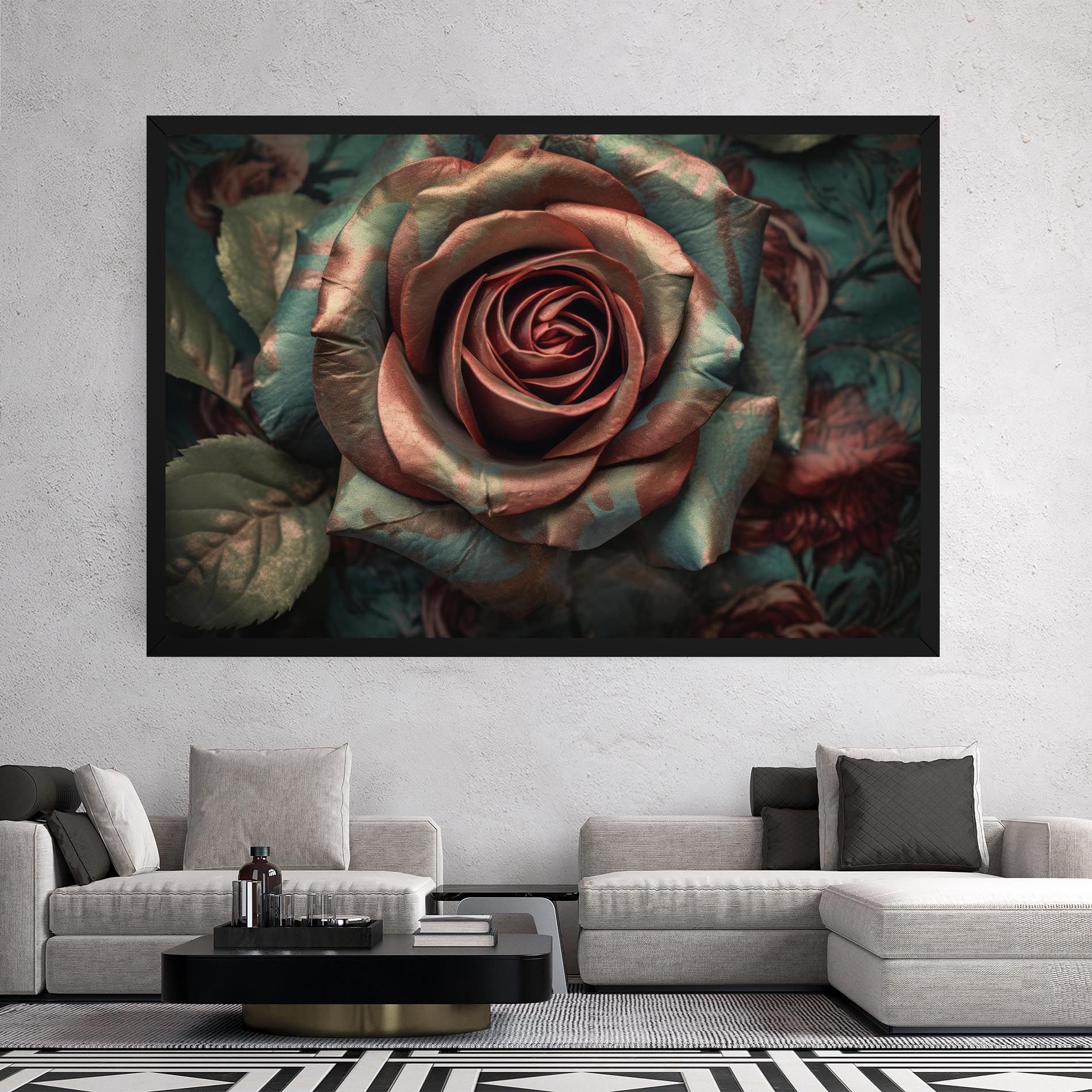 Exotic Blue Rose mockup 2