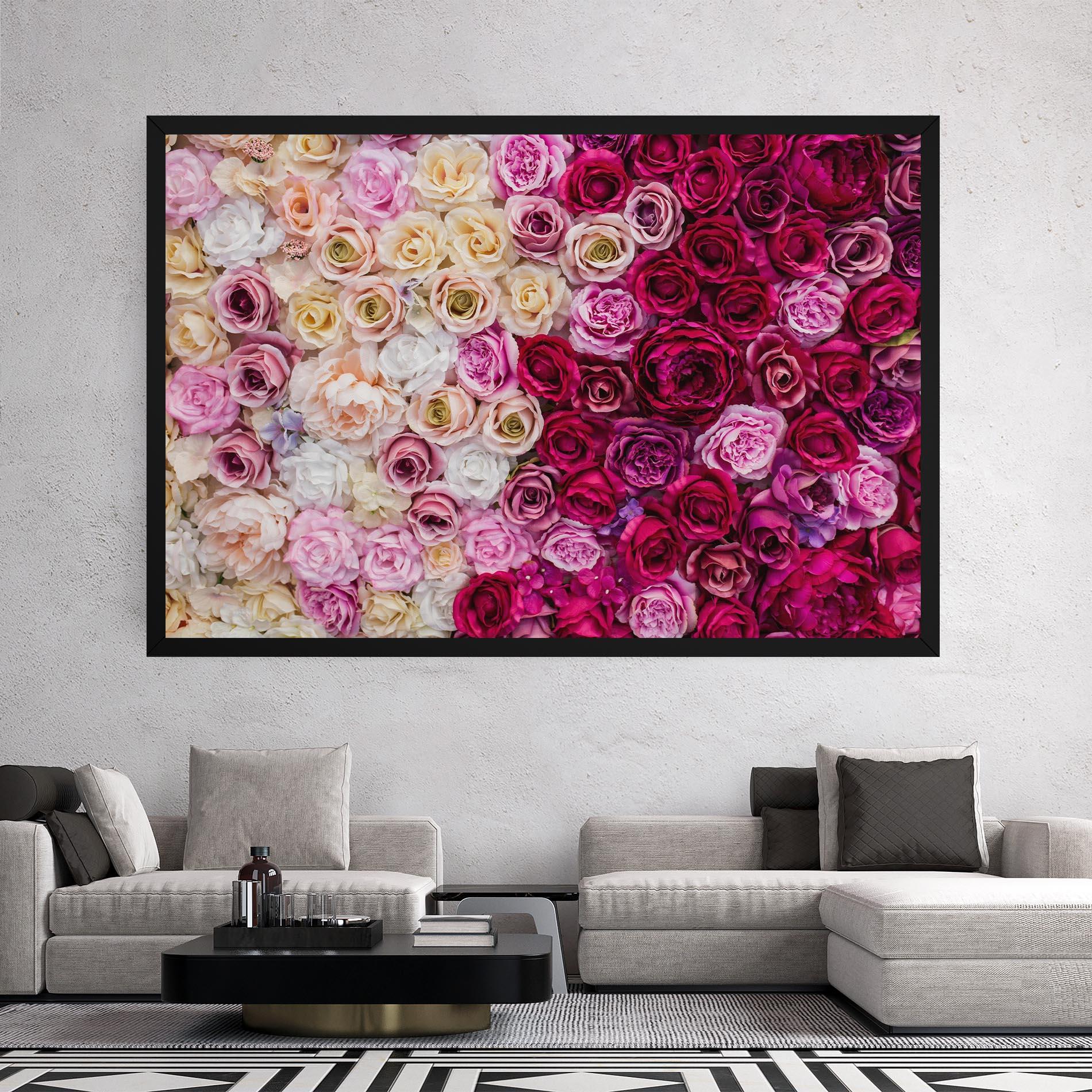 Tablou Canvas Perete Trandafiri mockup 2