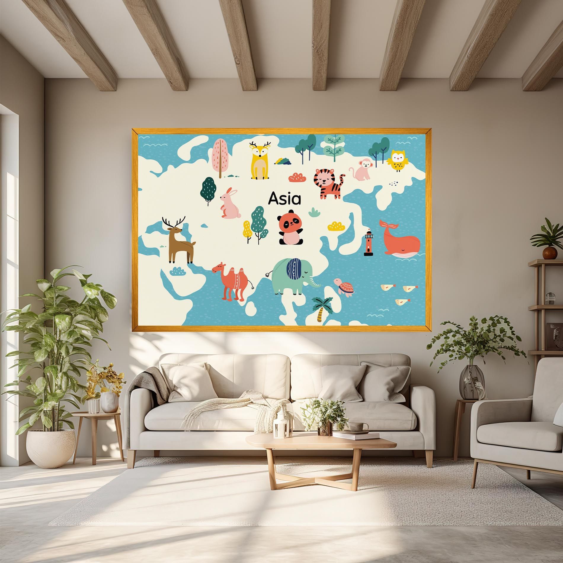Asia Cute Map mockup 6