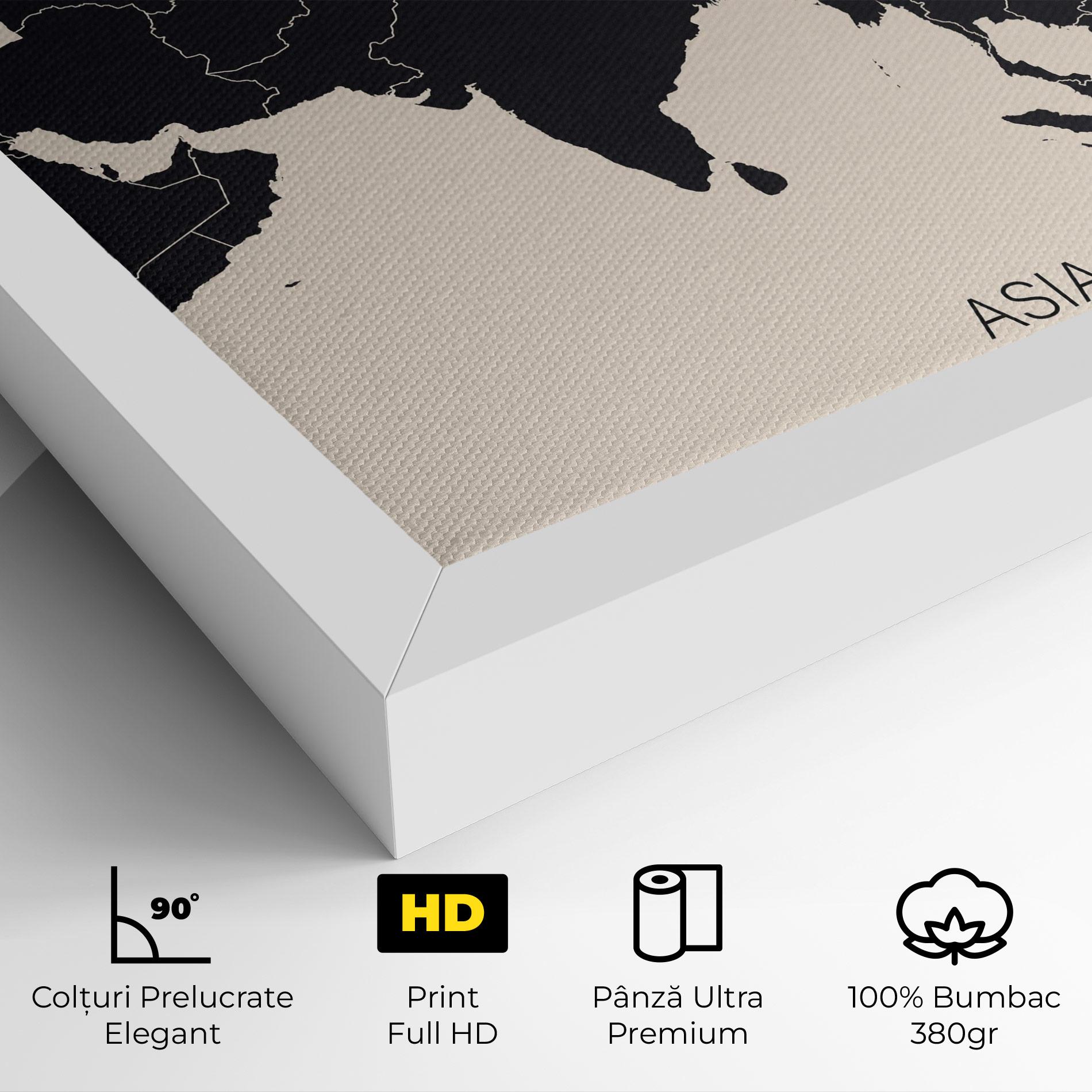Tablou Canvas Asia Continent mockup 4