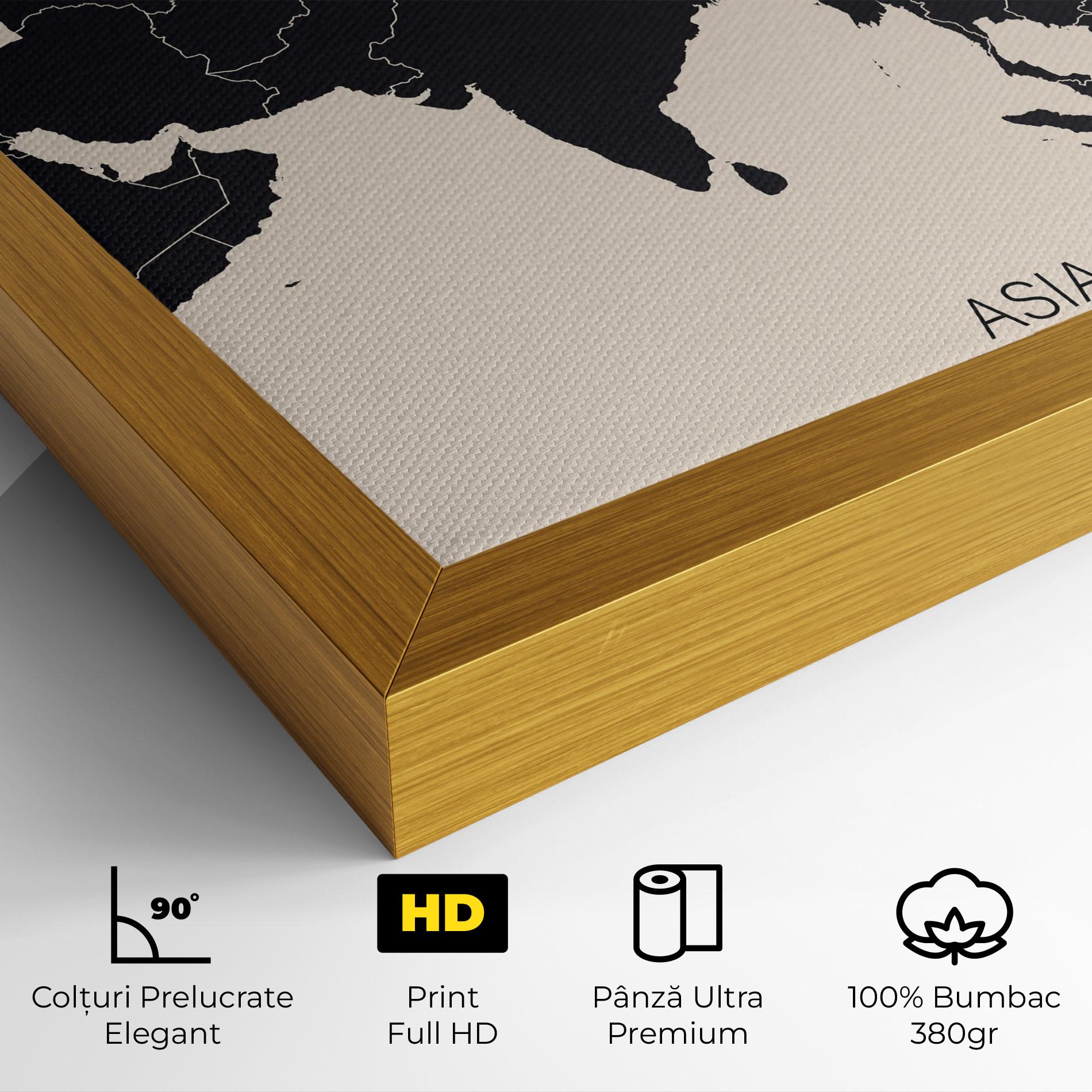 Tablou Canvas Asia Continent mockup 4