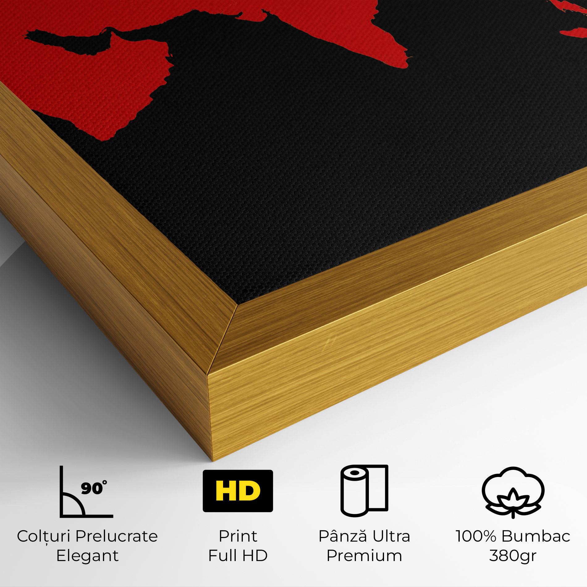 Tablou Canvas Asia Map mockup 4