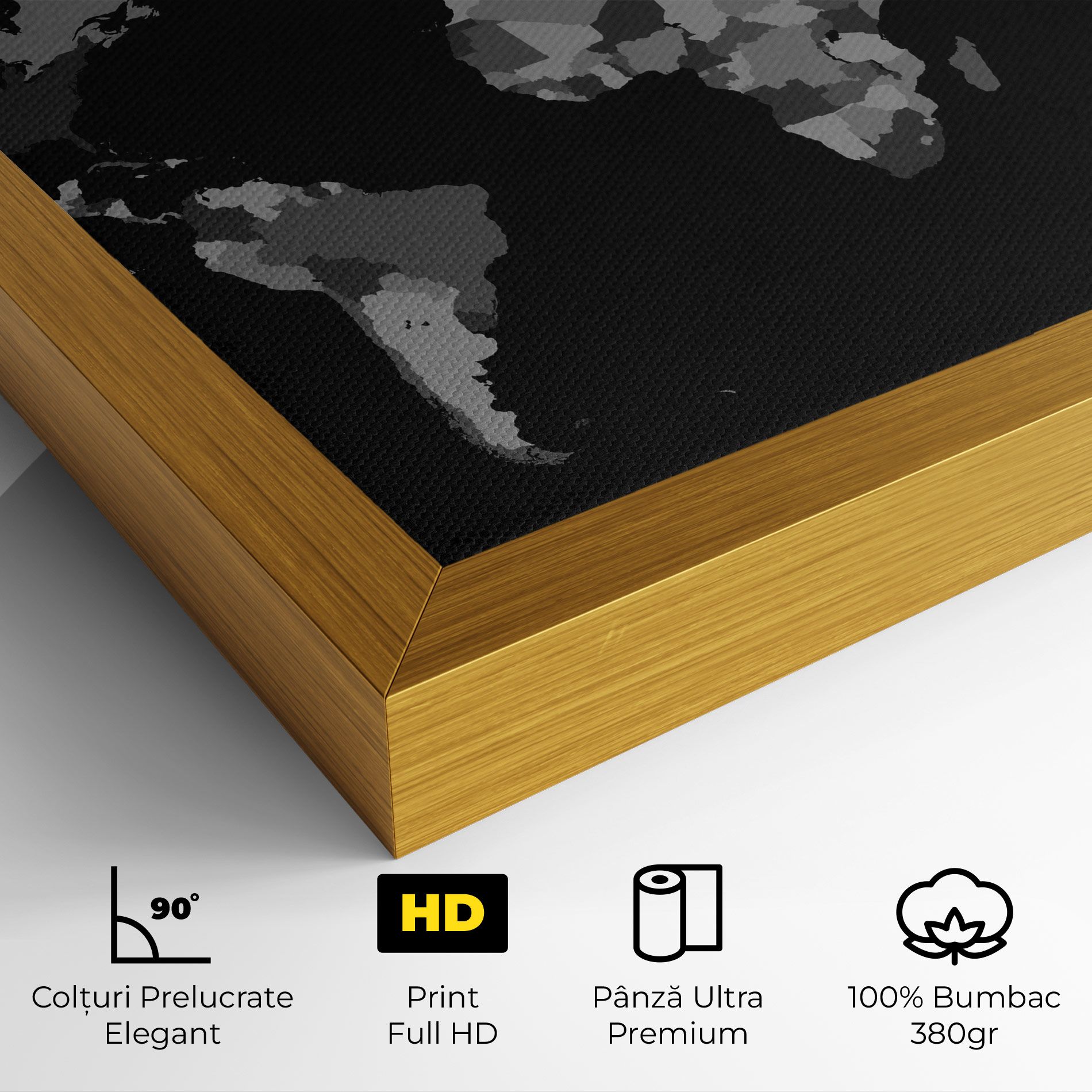 Grey Map World mockup 4