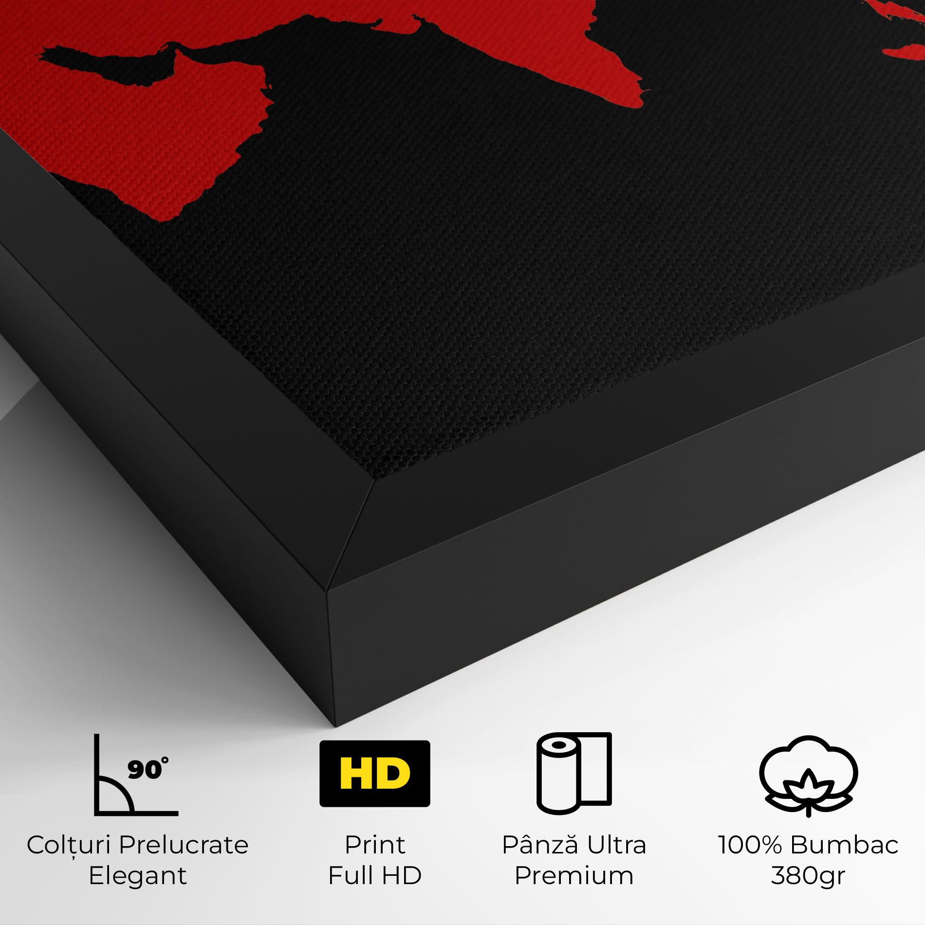 Tablou Canvas Asia Map mockup 4