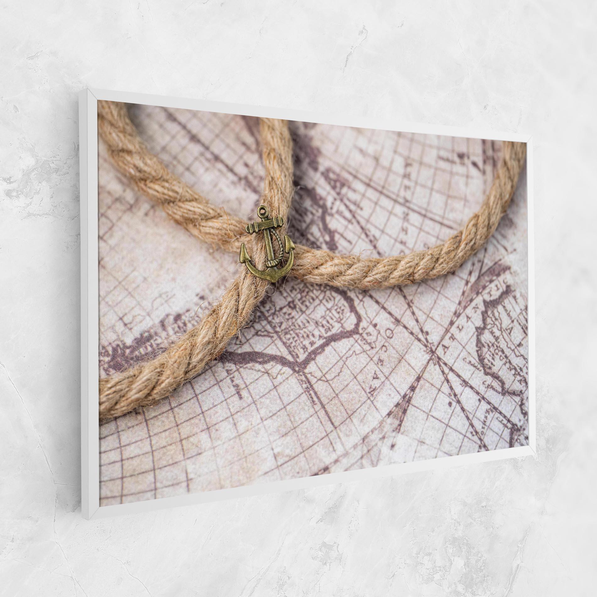 Tablou Canvas Anchor Map mockup 1