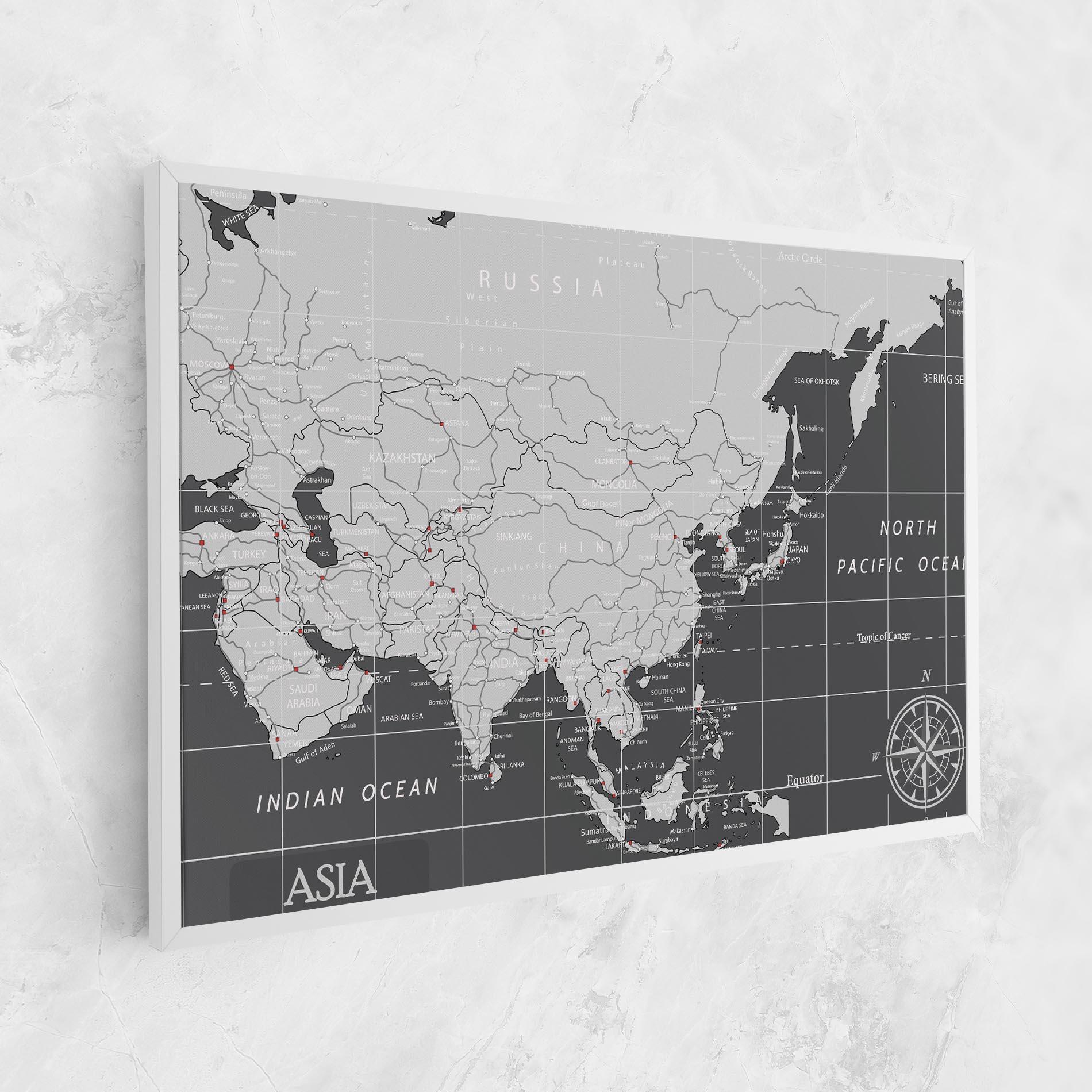 Tablou Canvas Asia Minimal Map mockup 1