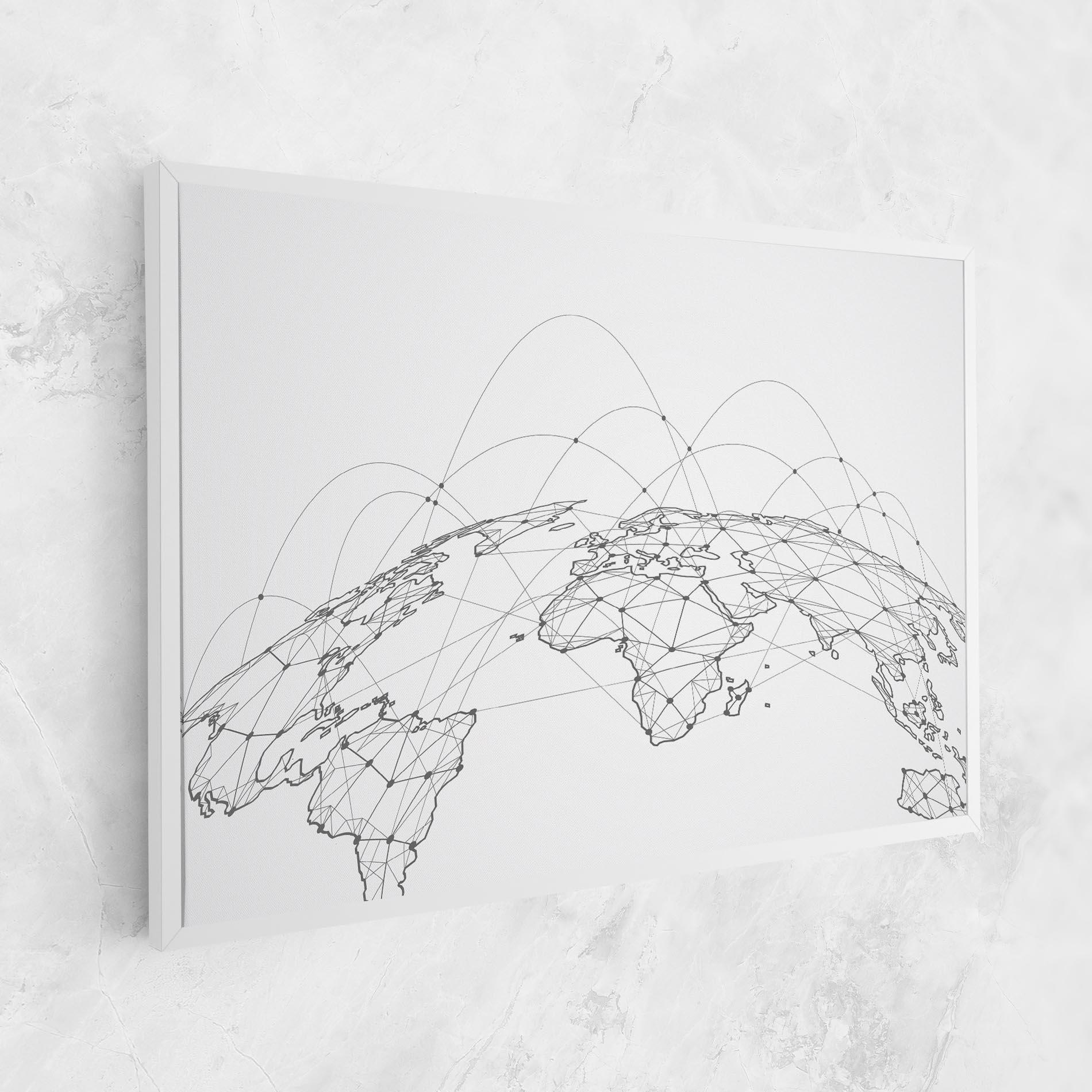 Tablou Canvas Global Network mockup 1