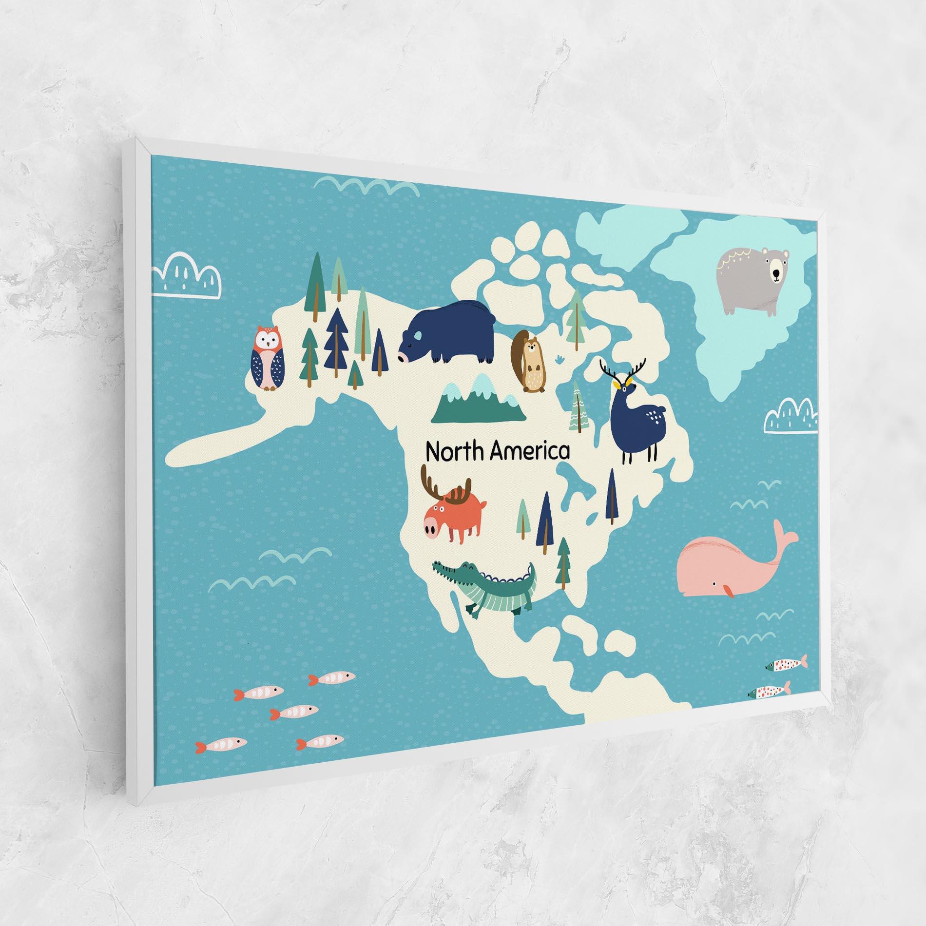 Tablou Canvas North America mockup 1