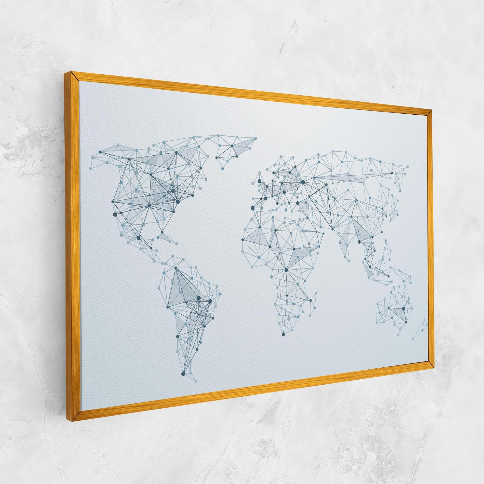 Blue Line Map mockup 1