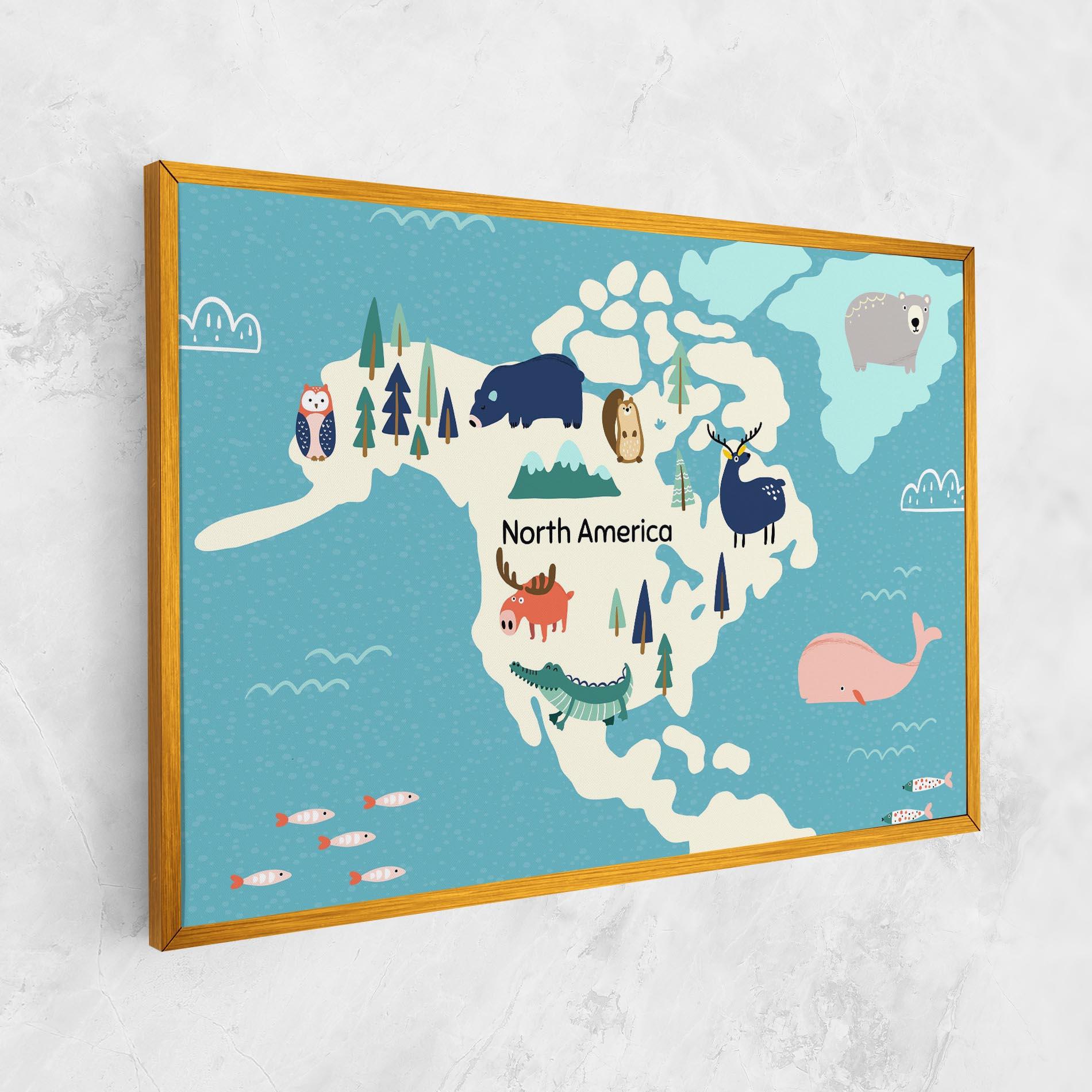 Tablou Canvas North America mockup 1