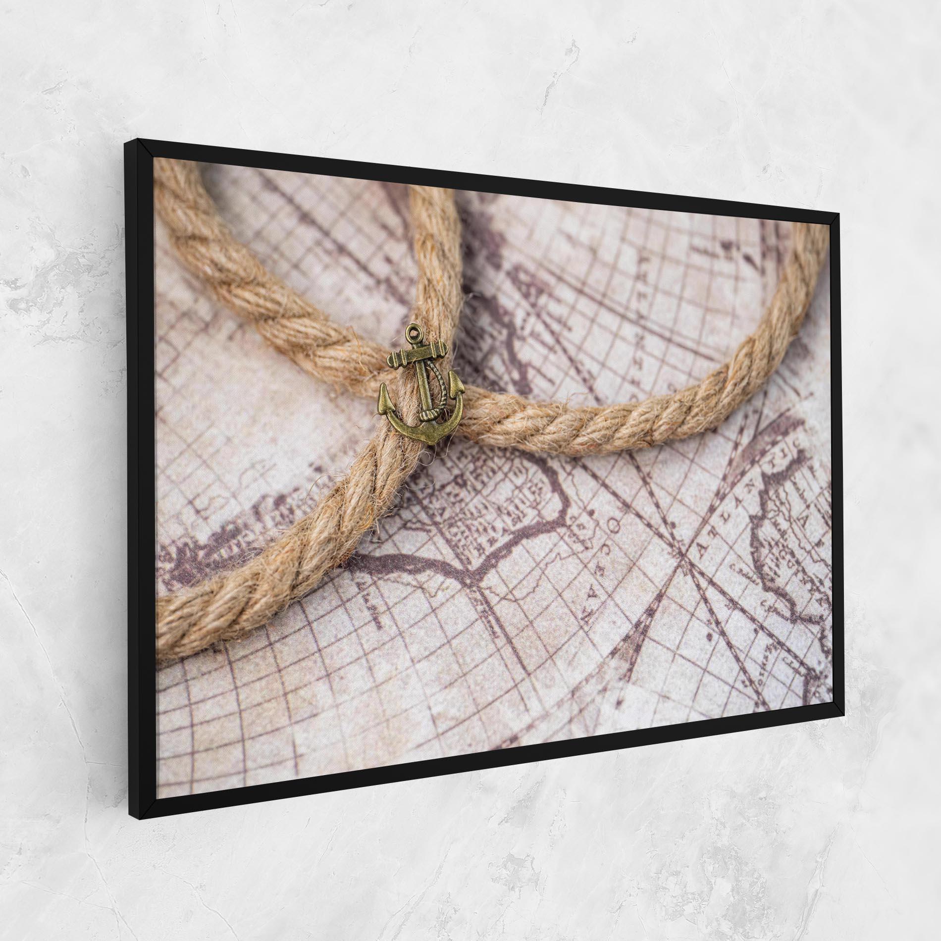 Tablou Canvas Anchor Map mockup 1