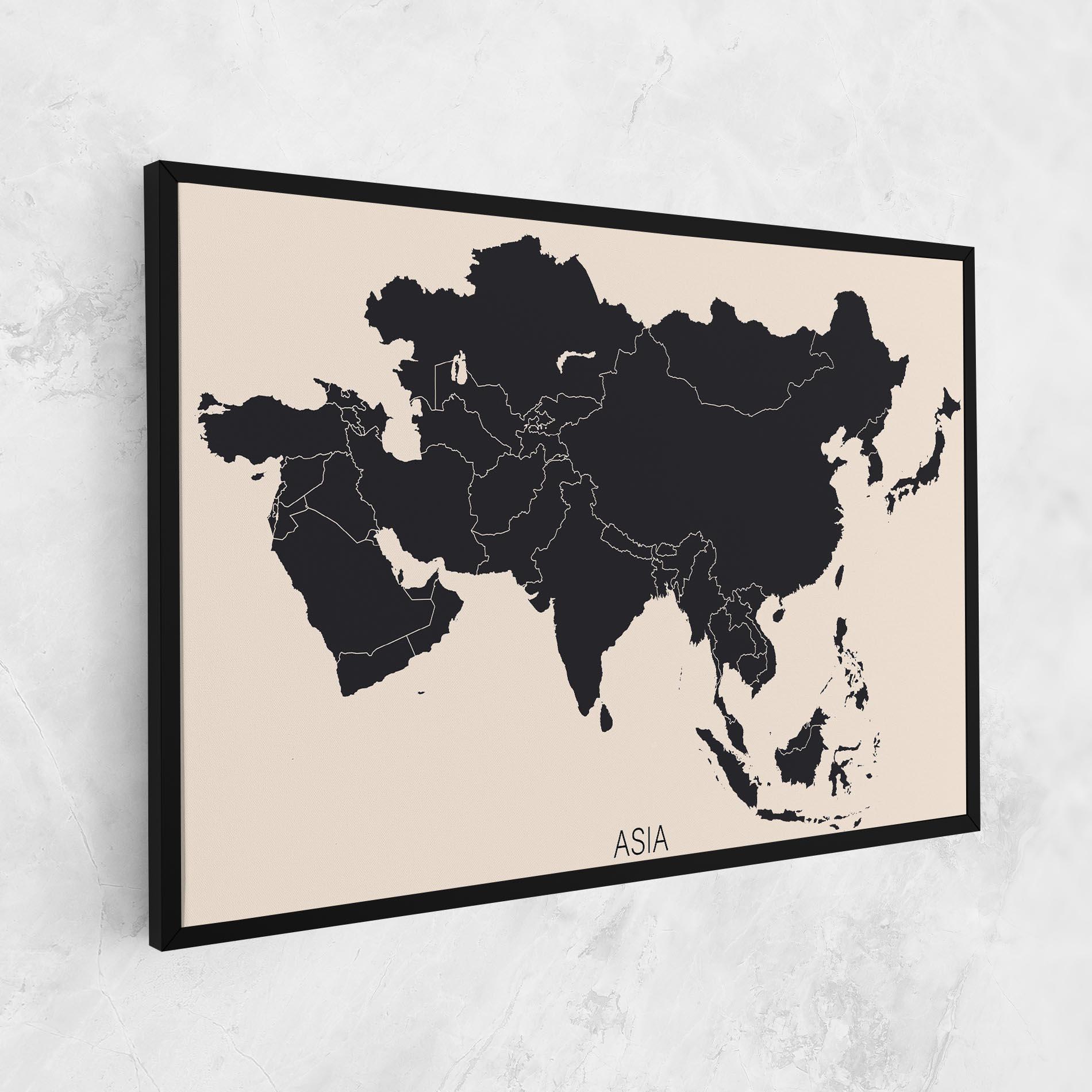 Tablou Canvas Asia Continent mockup 1