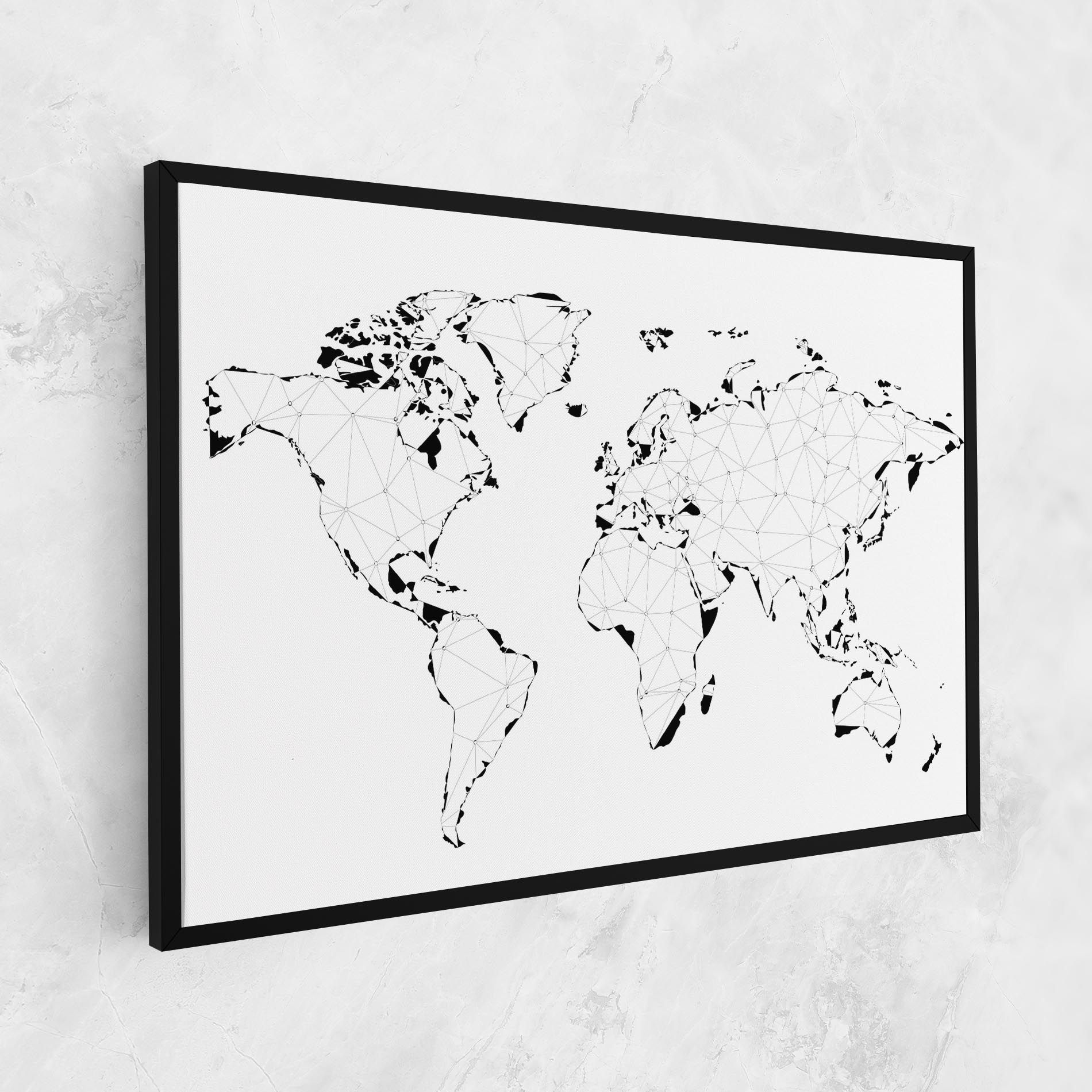 Black Line Map mockup 1