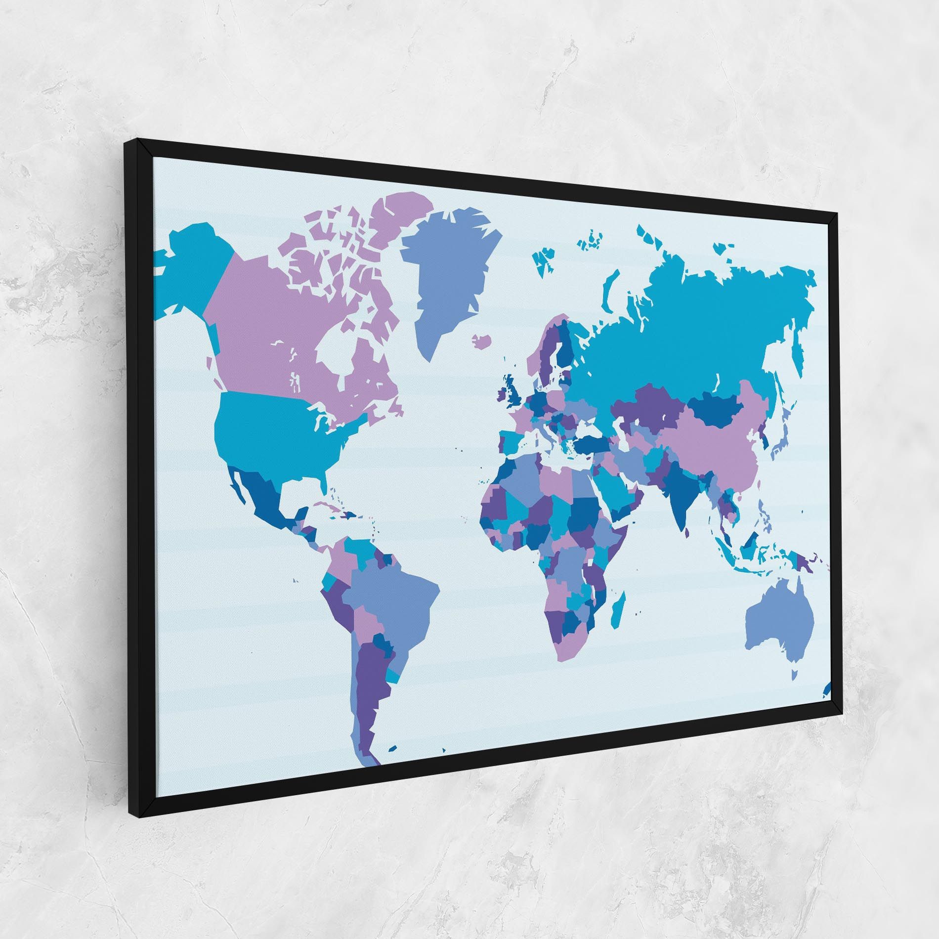Blue Purple Map mockup 1