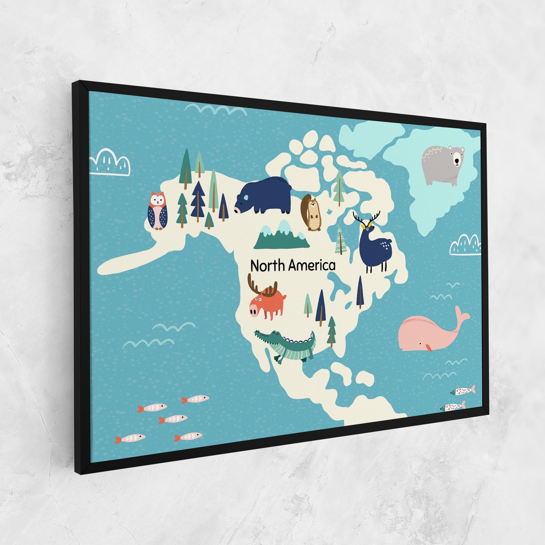 Tablou Canvas North America mockup 1