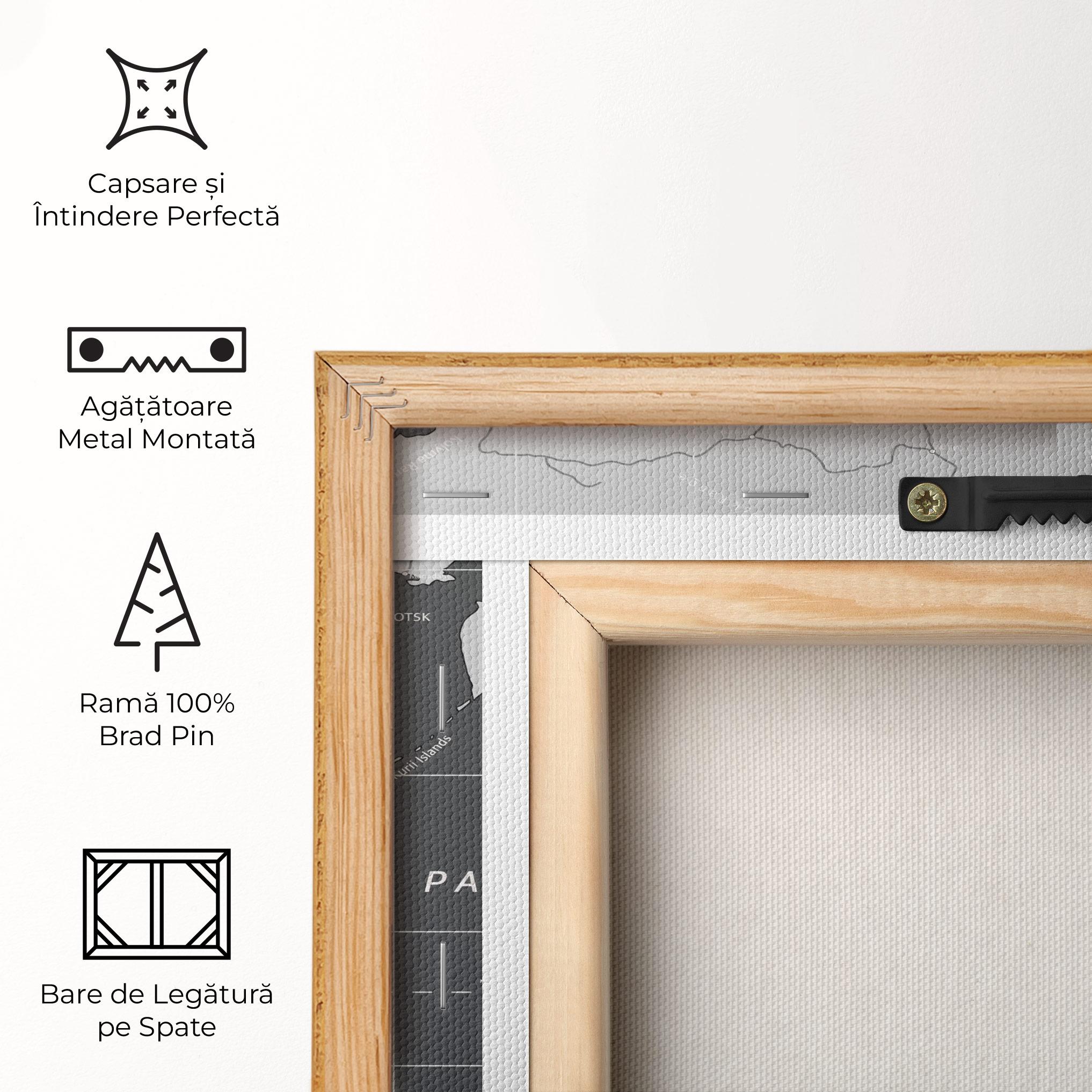 Tablou Canvas Asia Minimal Map mockup 5