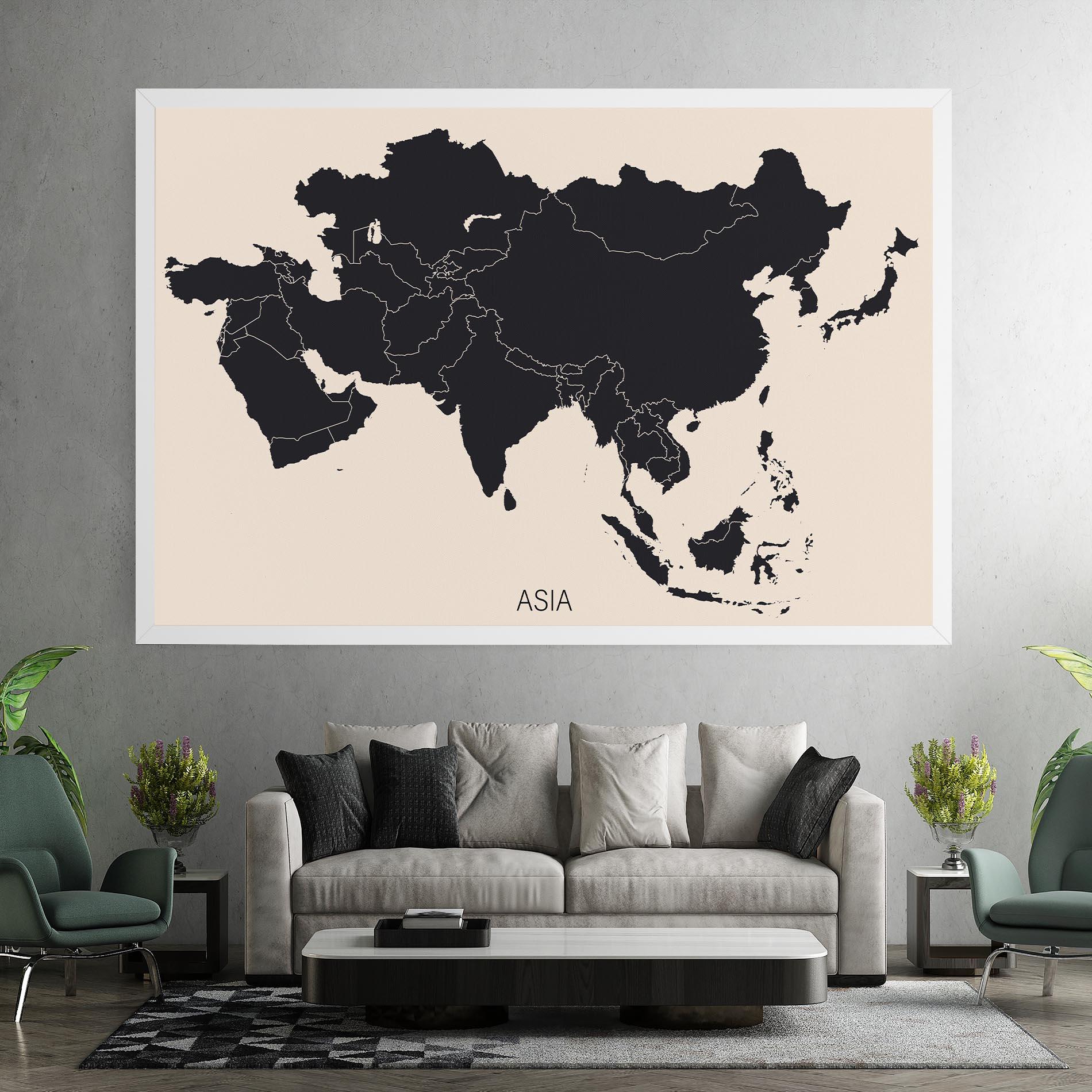 Tablou Canvas Asia Continent mockup 7