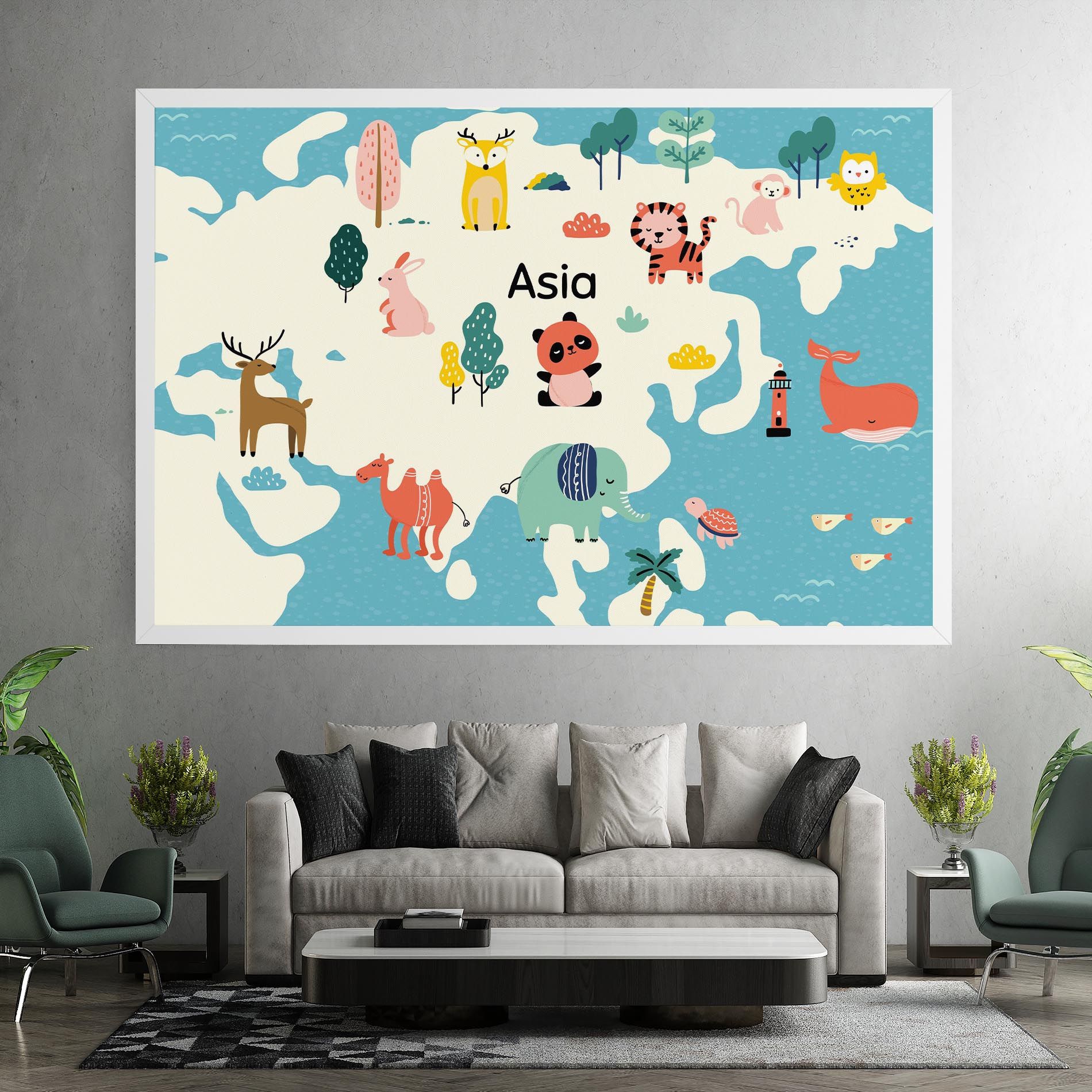 Asia Cute Map mockup 7