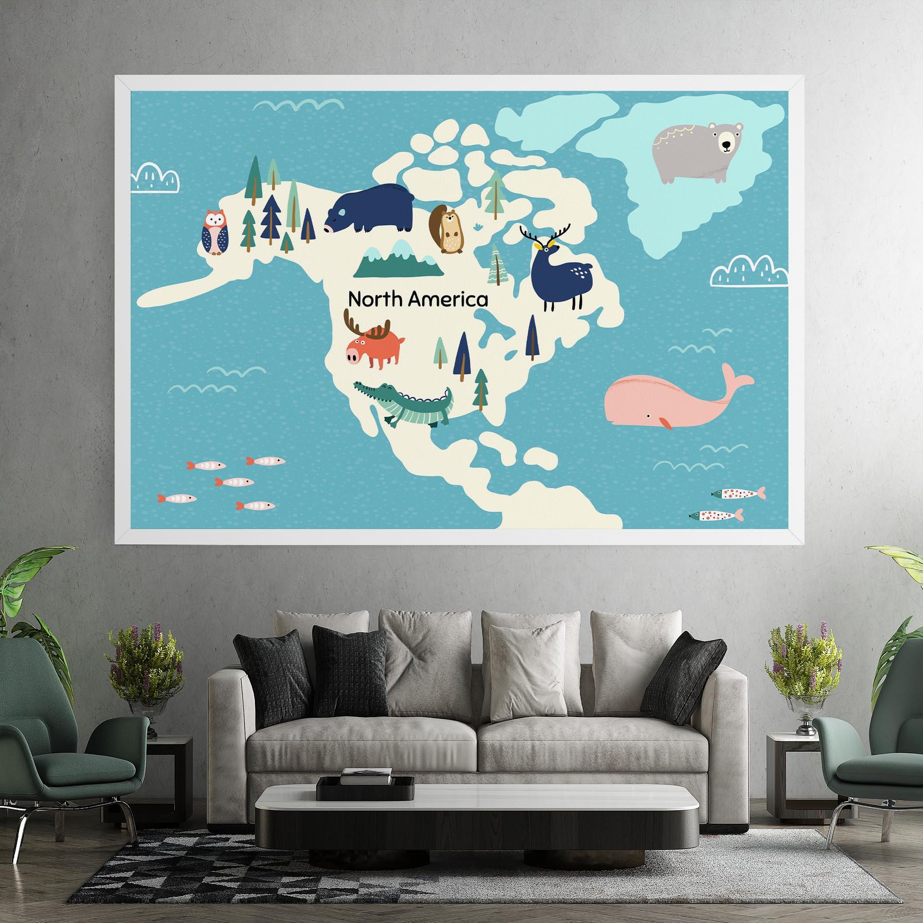 Tablou Canvas North America mockup 7