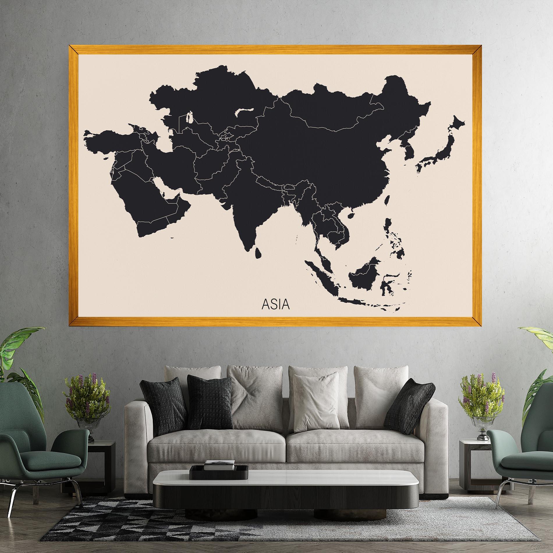 Tablou Canvas Asia Continent mockup 7
