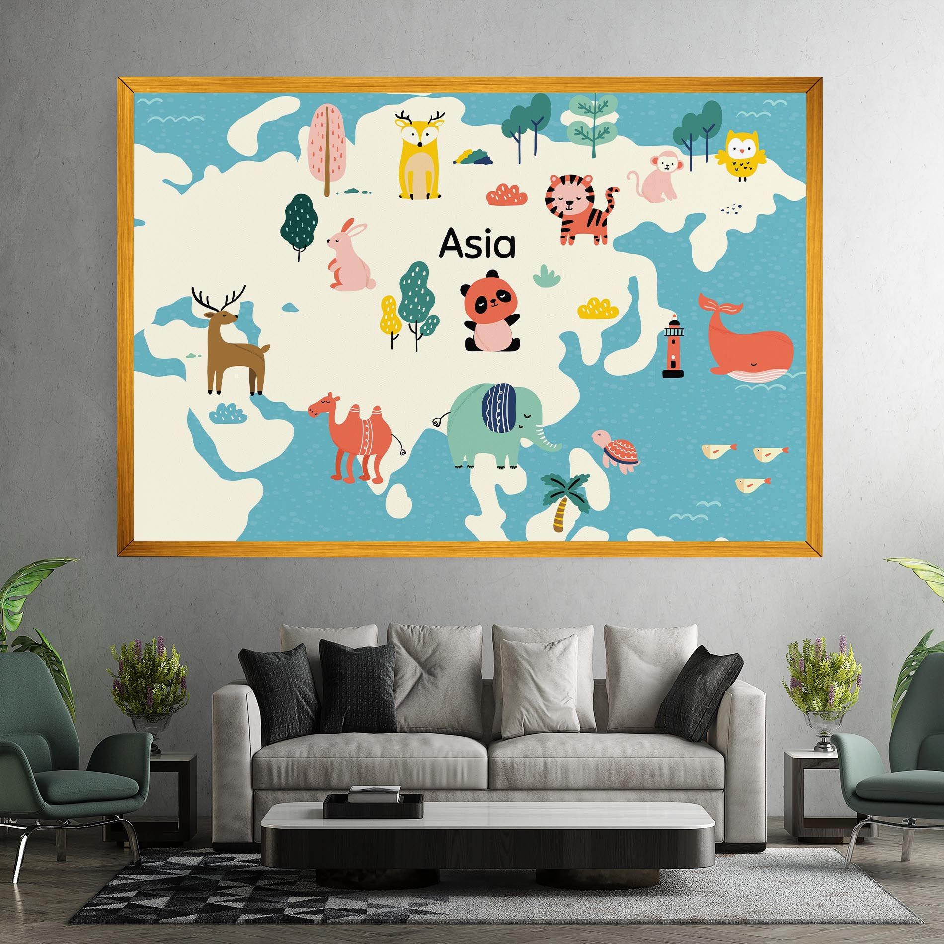 Asia Cute Map mockup 7
