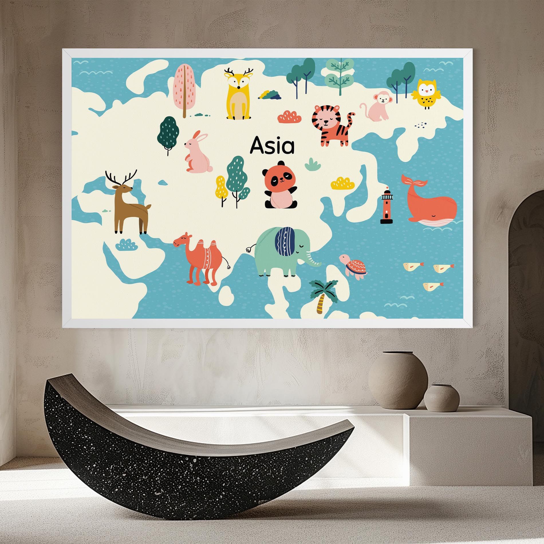 Asia Cute Map mockup 8