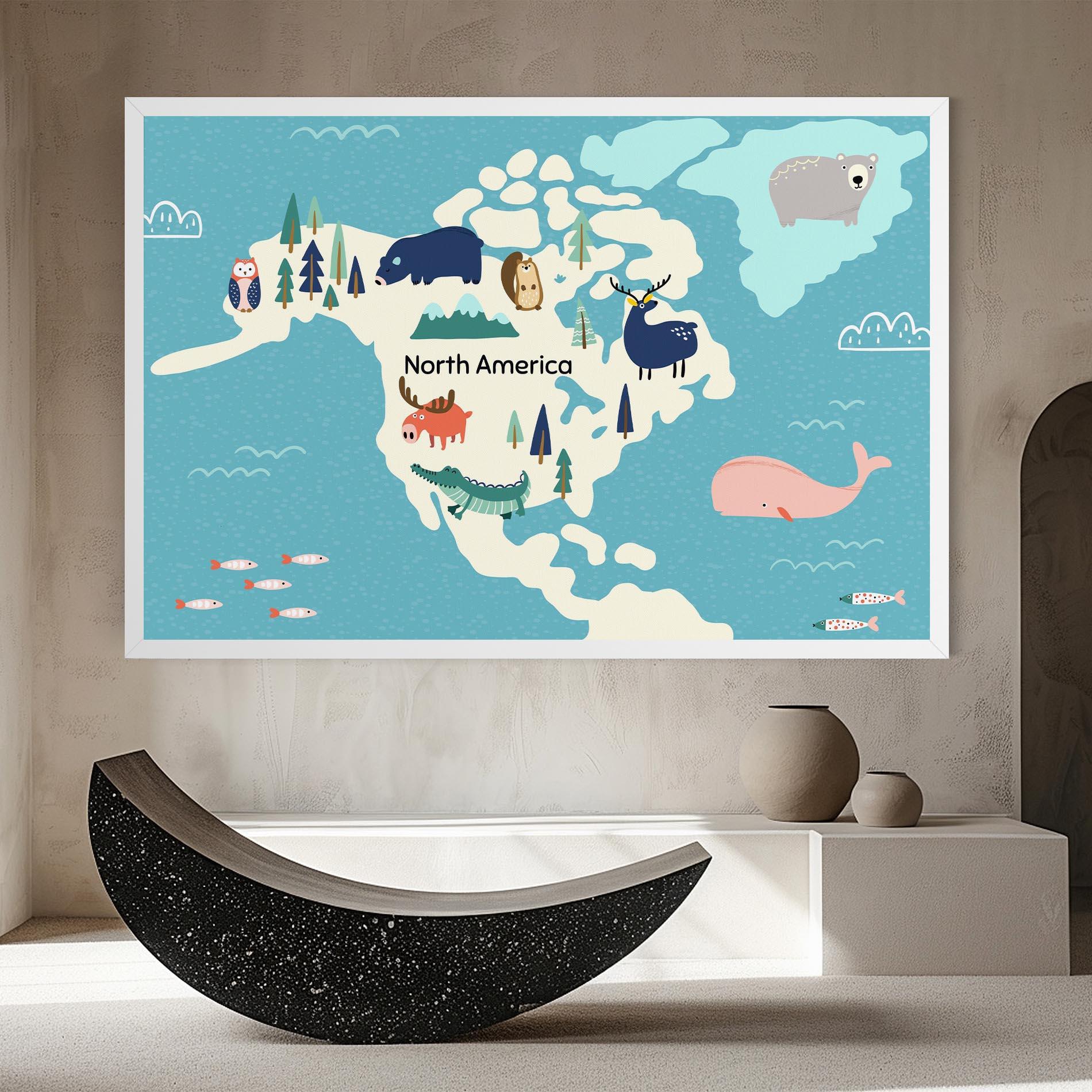 Tablou Canvas North America mockup 8