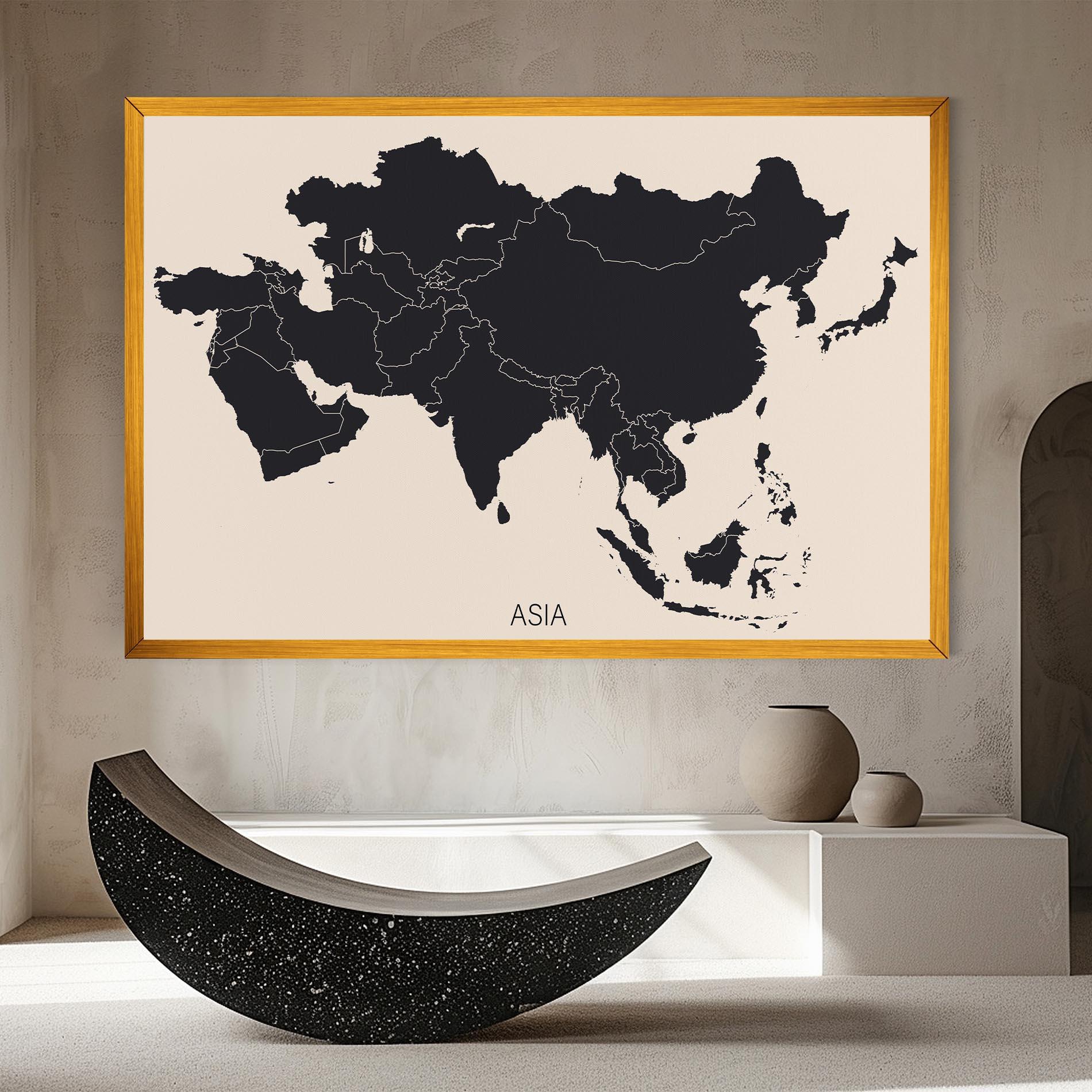 Tablou Canvas Asia Continent mockup 8