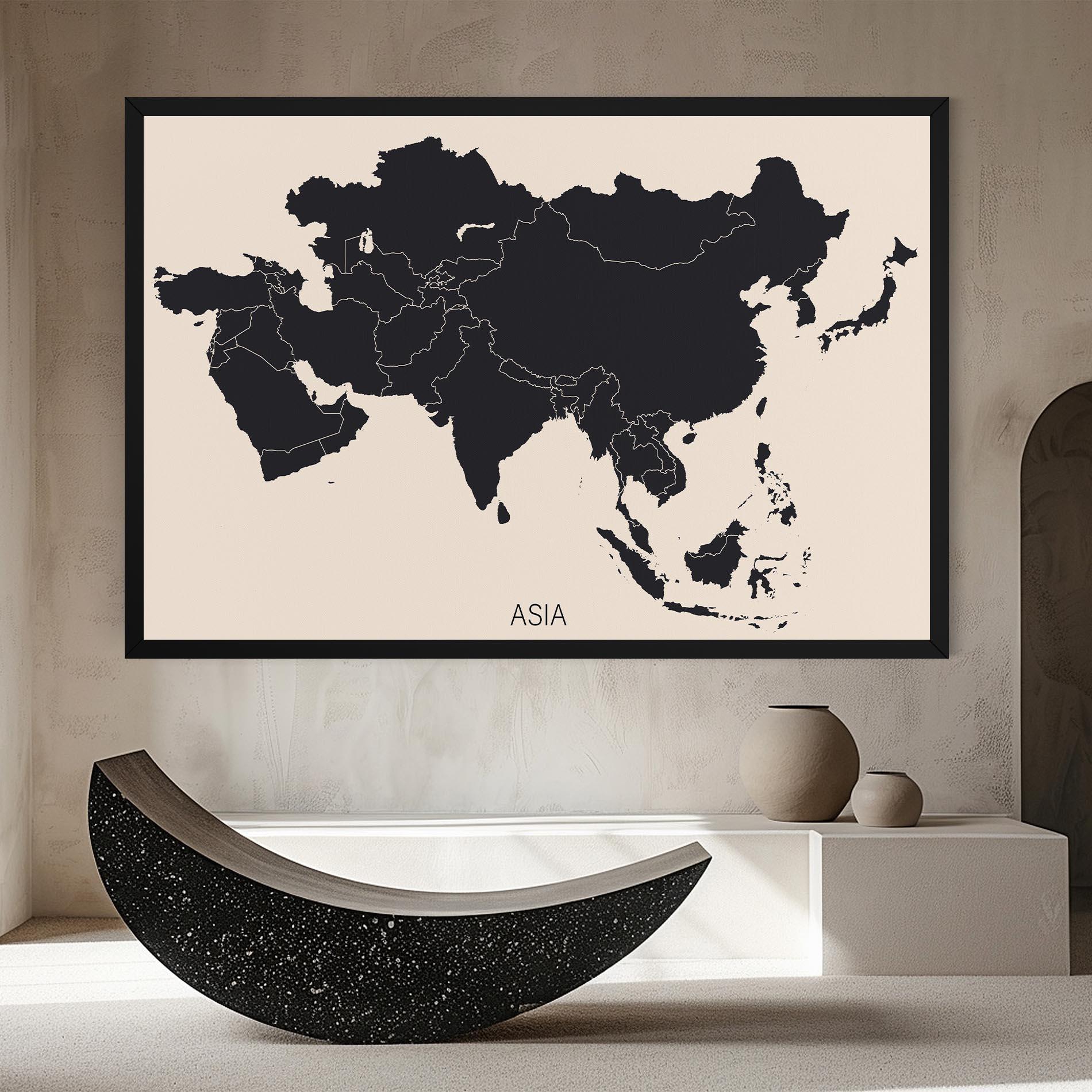 Tablou Canvas Asia Continent mockup 8