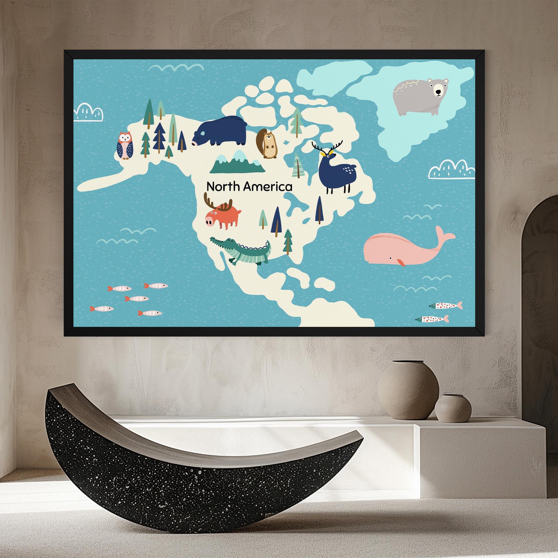 Tablou Canvas North America mockup 8