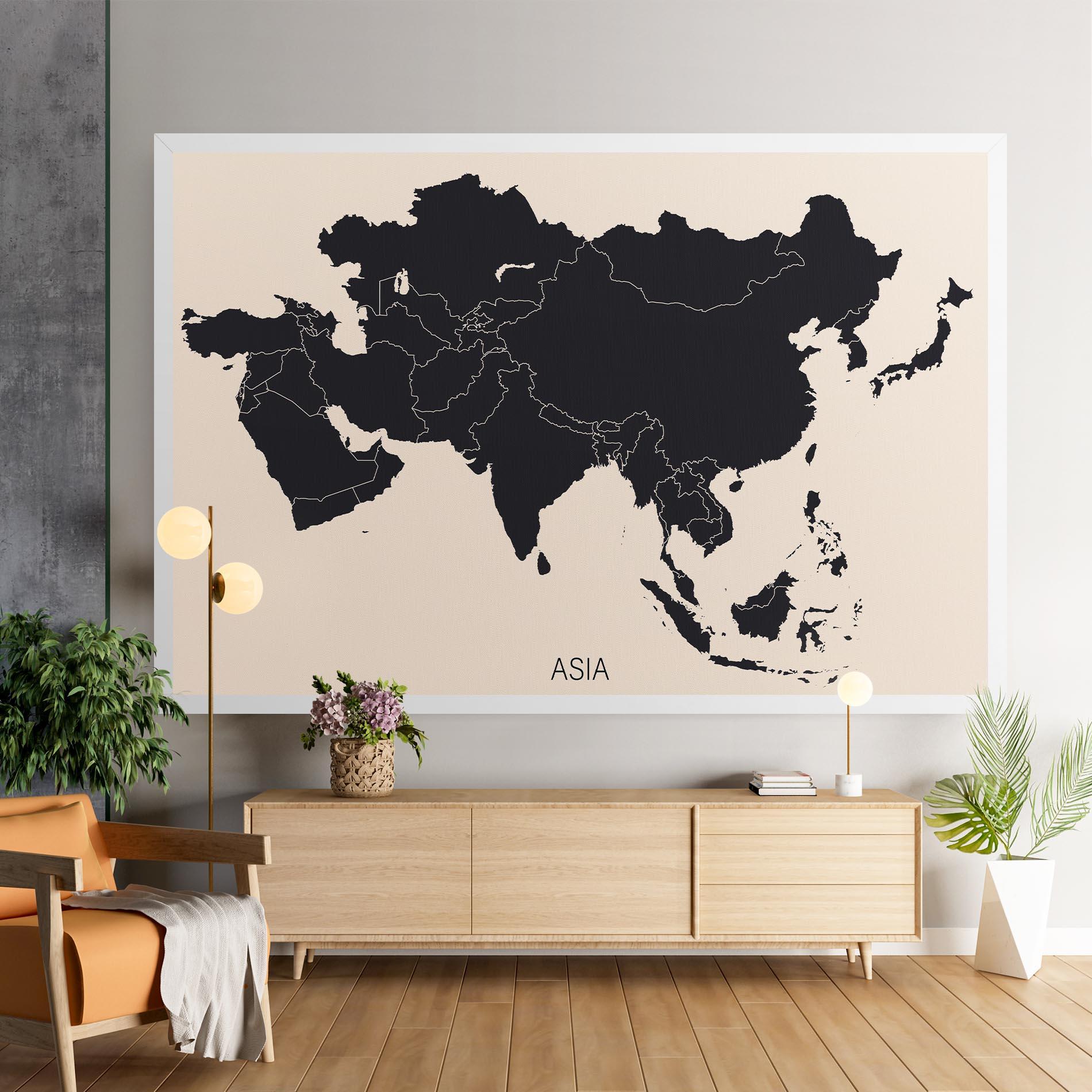 Tablou Canvas Asia Continent mockup 9