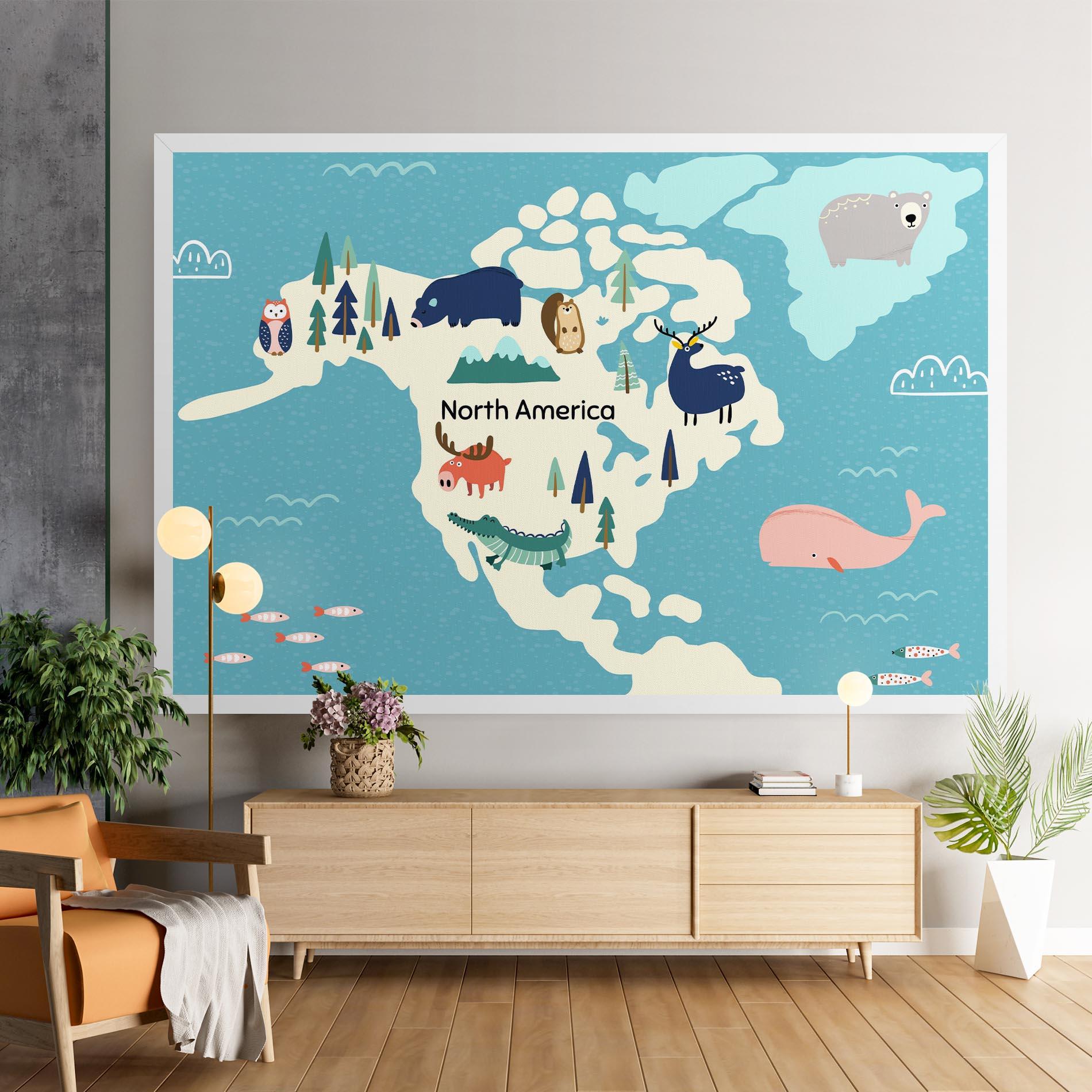 Tablou Canvas North America mockup 9