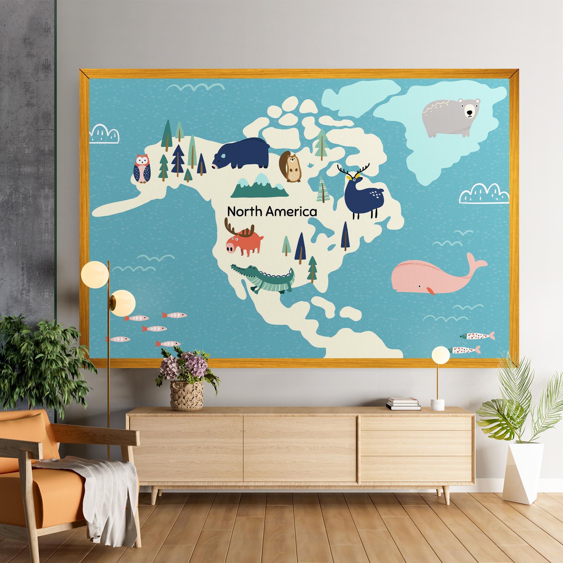 Tablou Canvas North America mockup 9