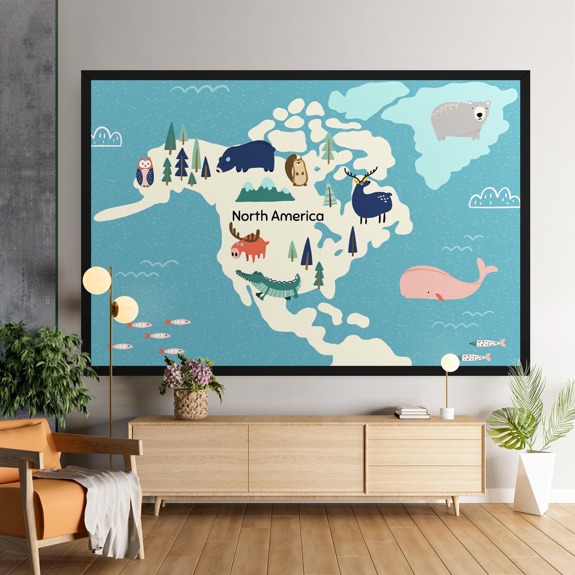 Tablou Canvas North America mockup 9