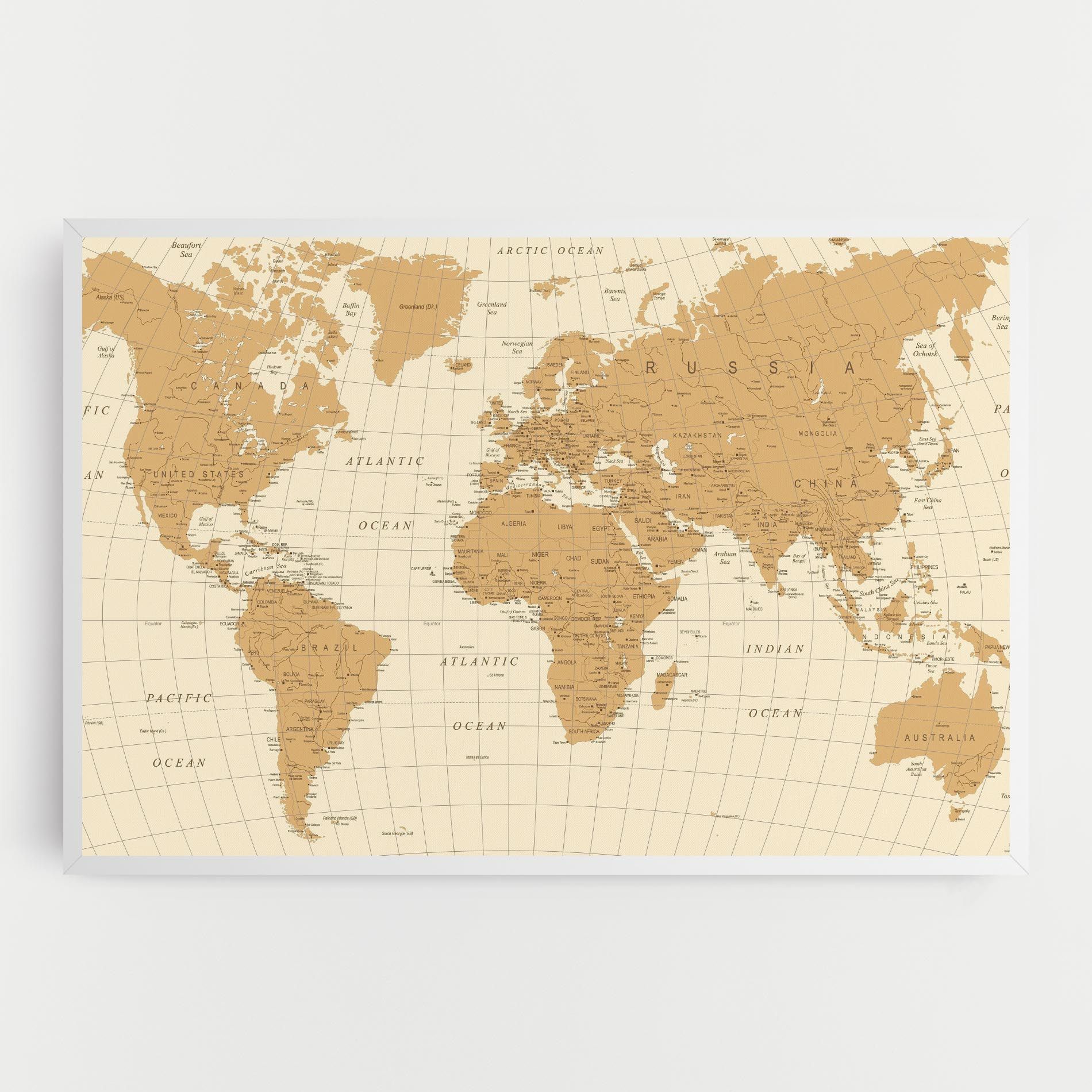 Old Map Cream mockup 0