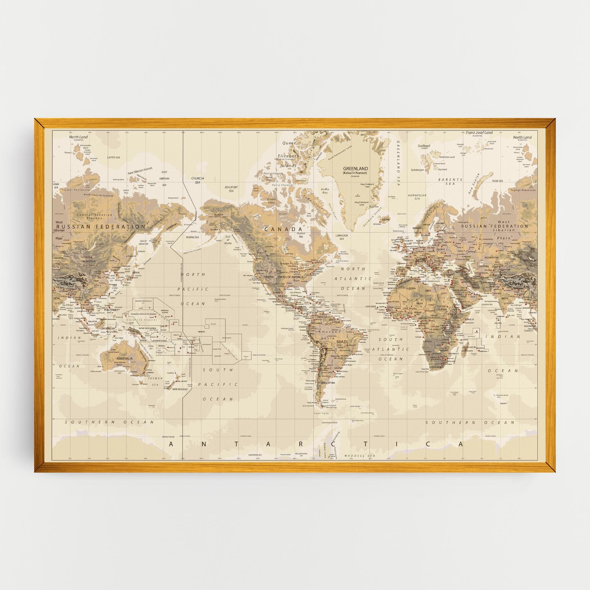 Old Canada Map mockup 0