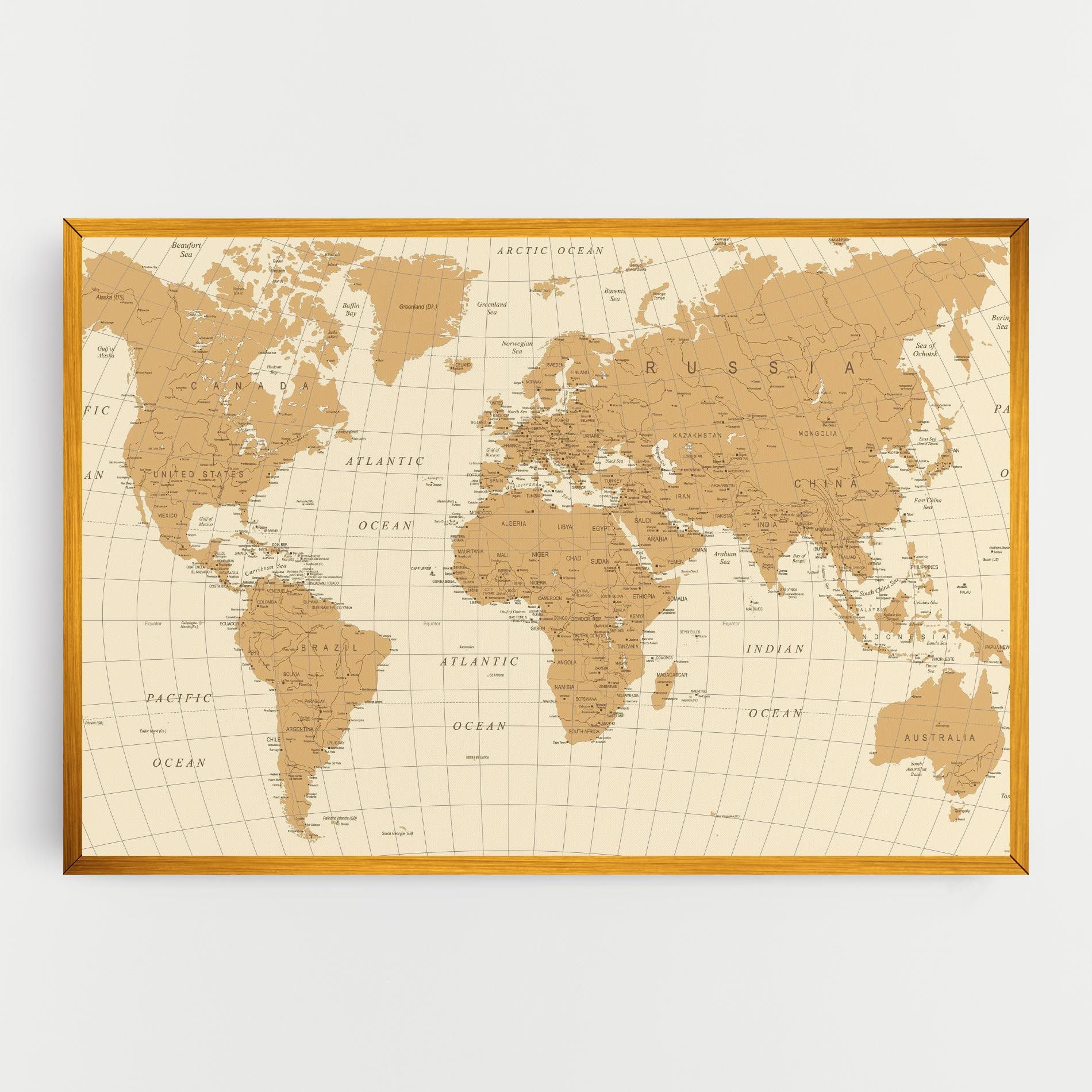 Old Map Cream mockup 0