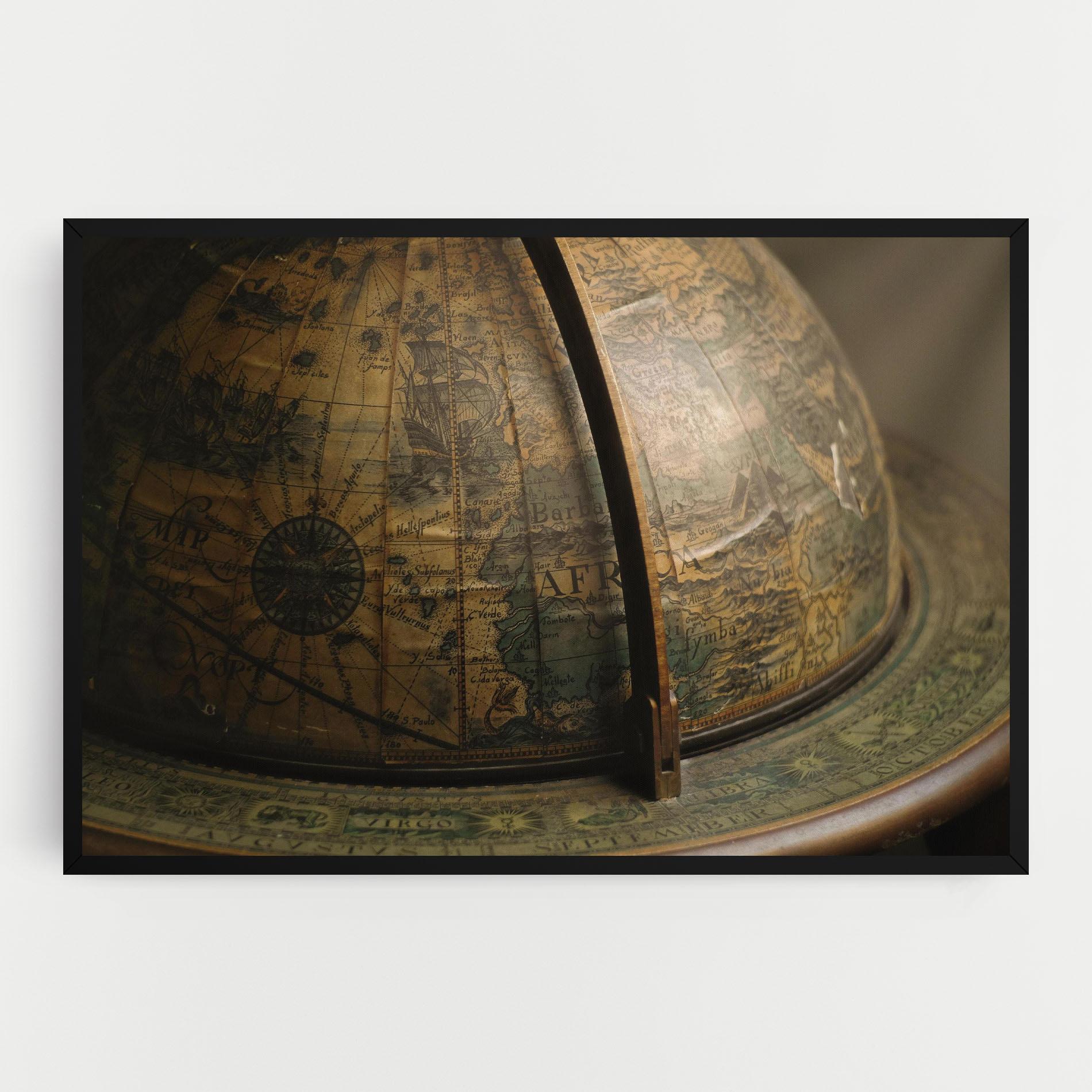 Tablou Canvas Globe Map mockup 0