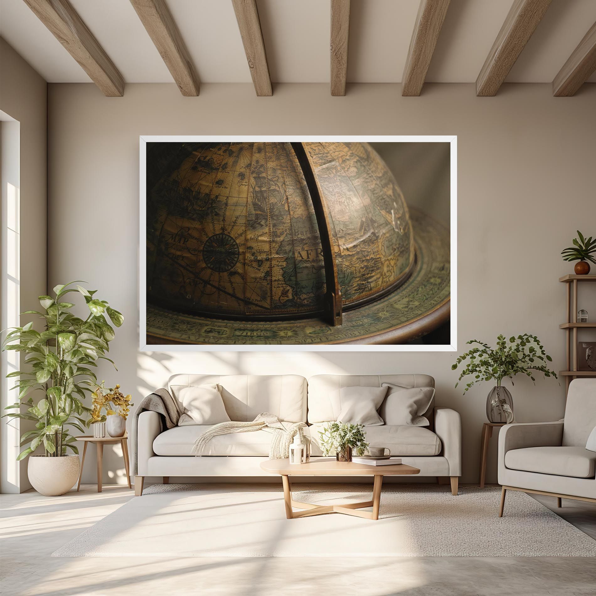 Globe Map mockup 6