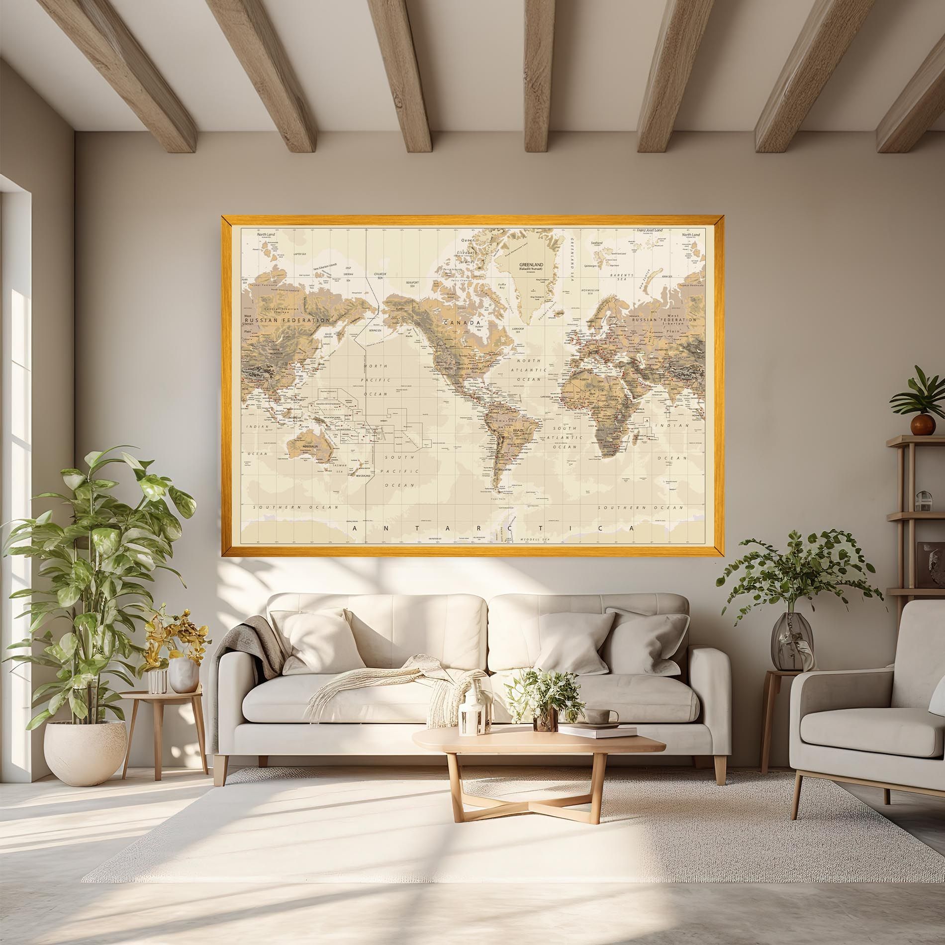 Old Canada Map mockup 6