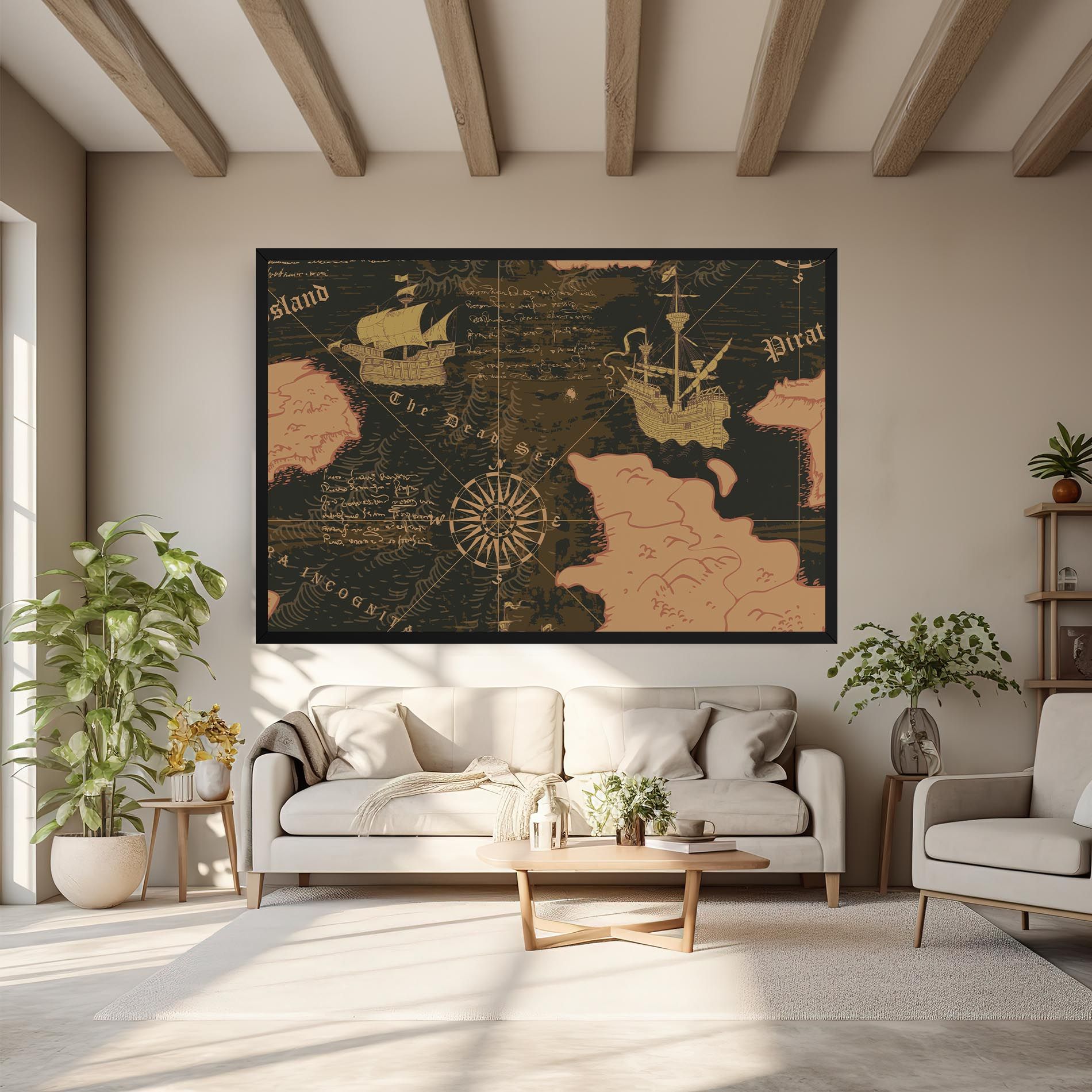 Cool Old Map mockup 6