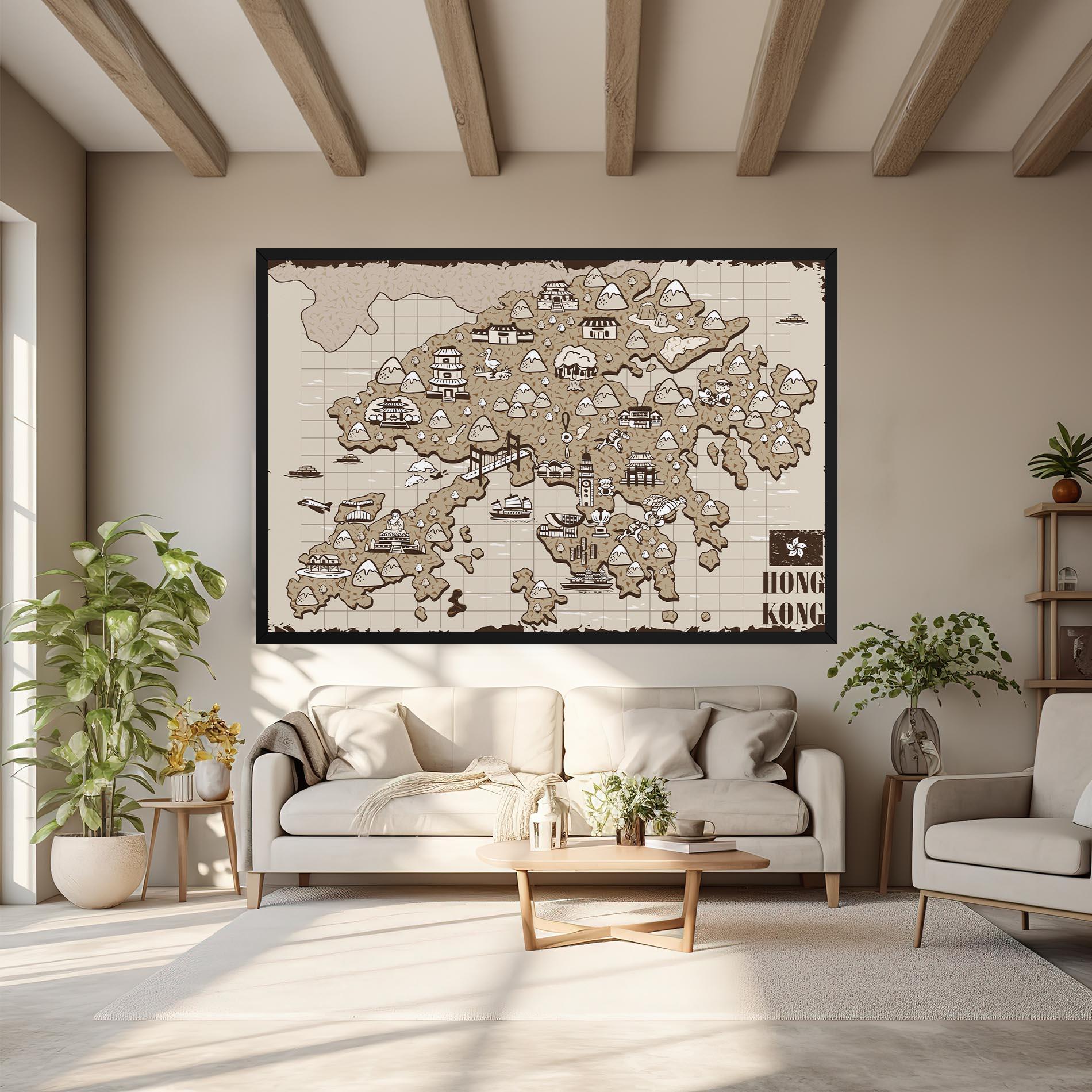 Tablou Canvas Hong Kong mockup 6