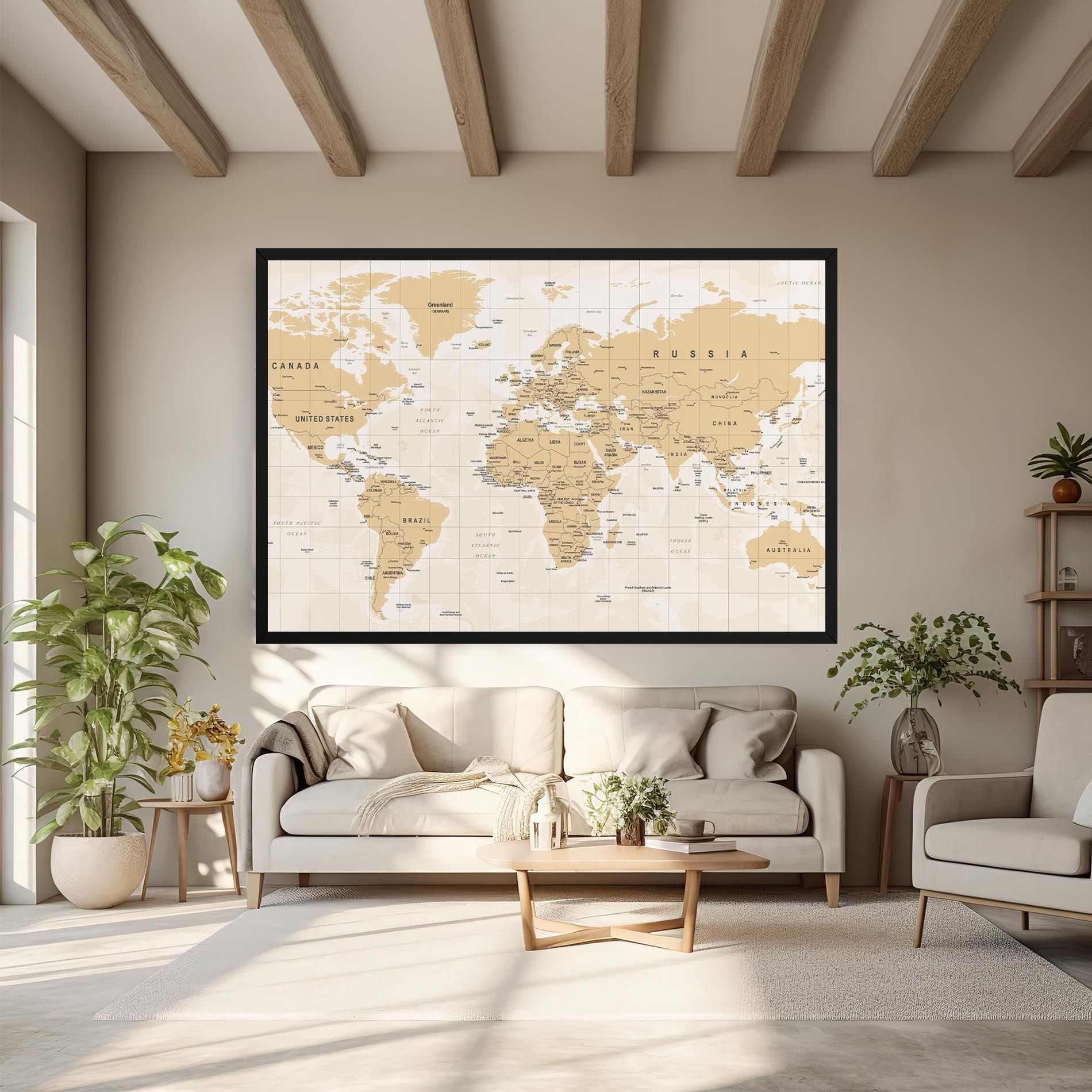 World Old Map mockup 6
