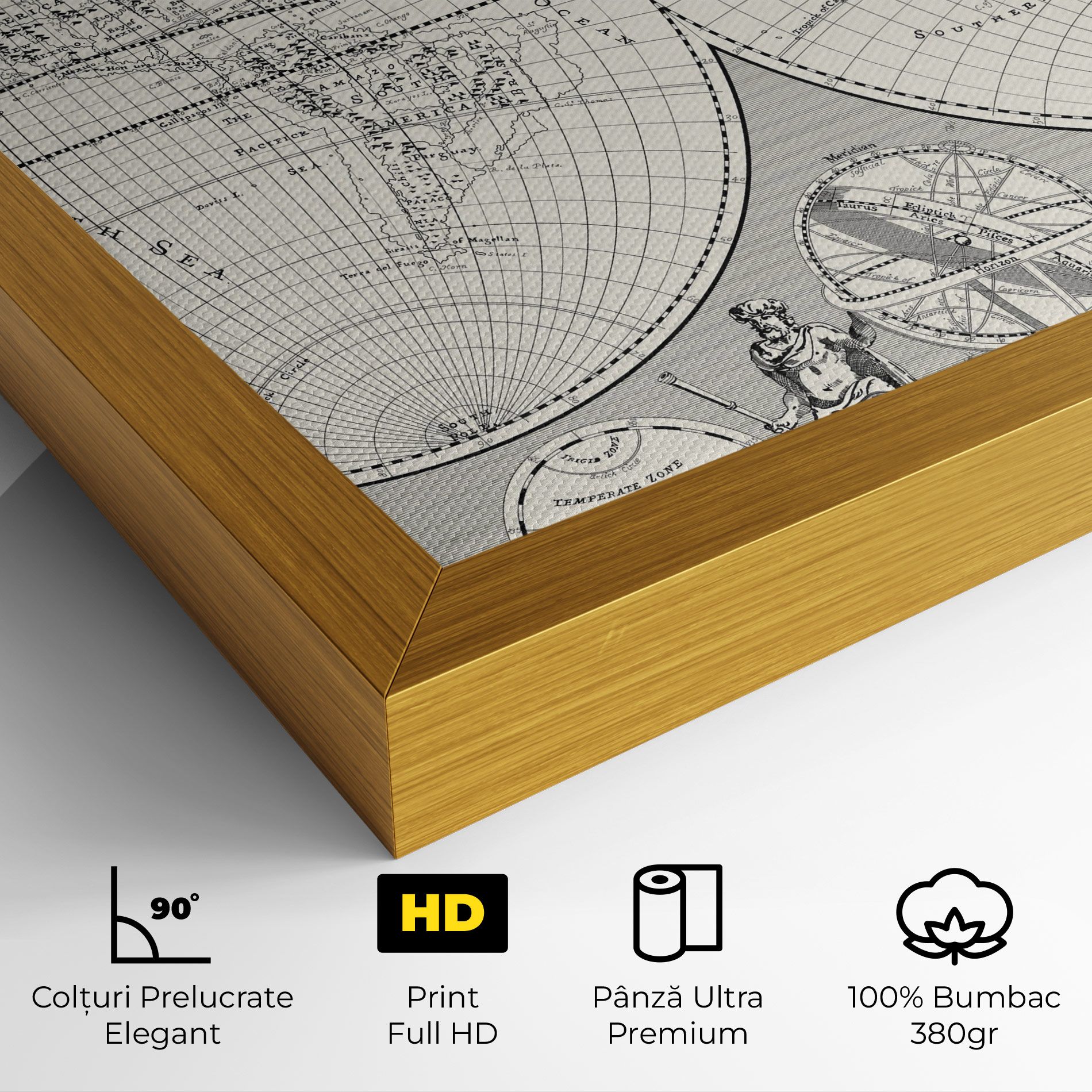 Black White Map mockup 4