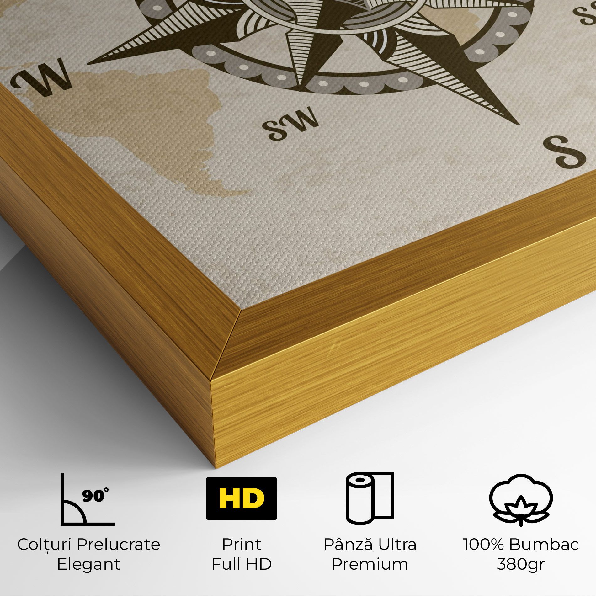Nautical Compass mockup 4