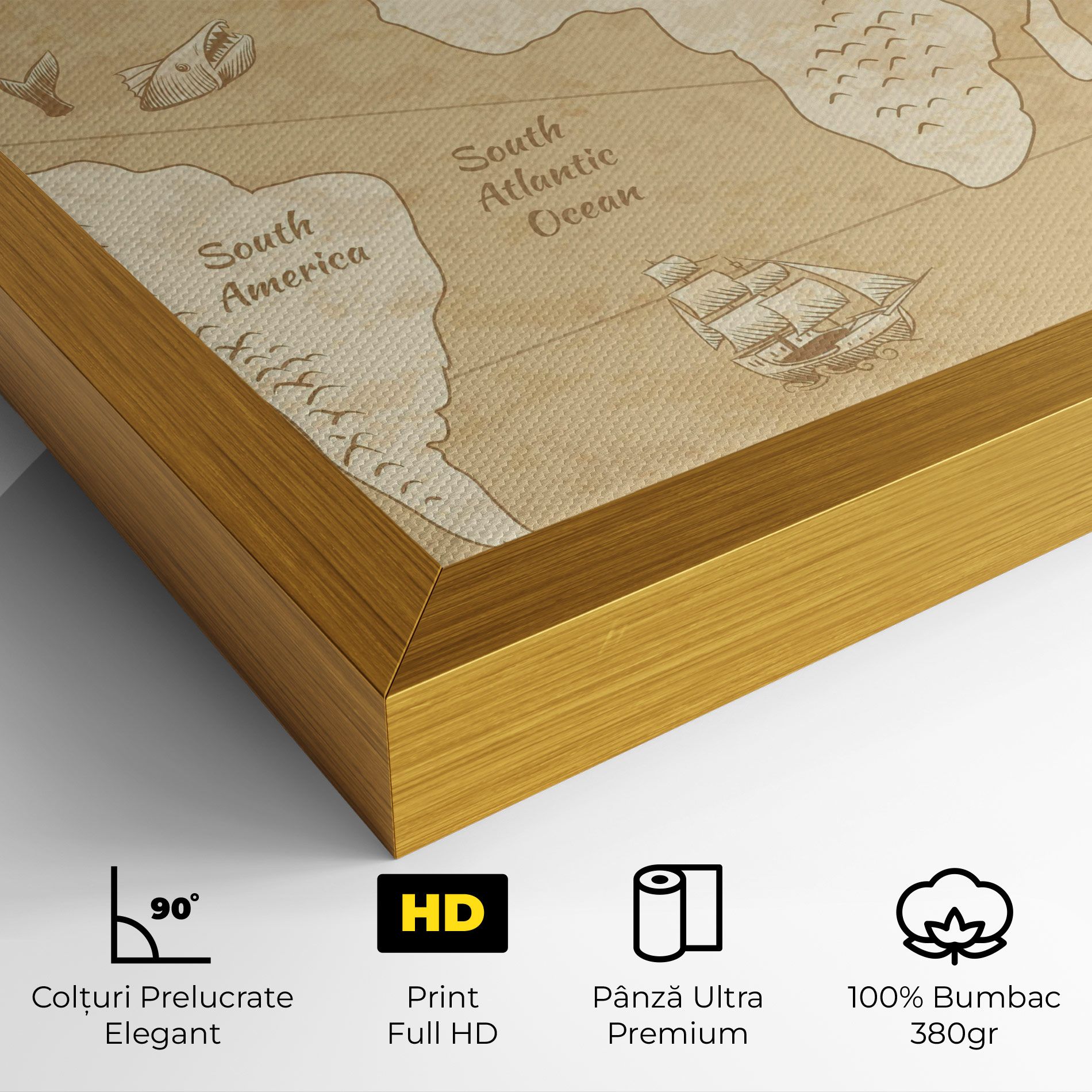 Old Continents Map mockup 4