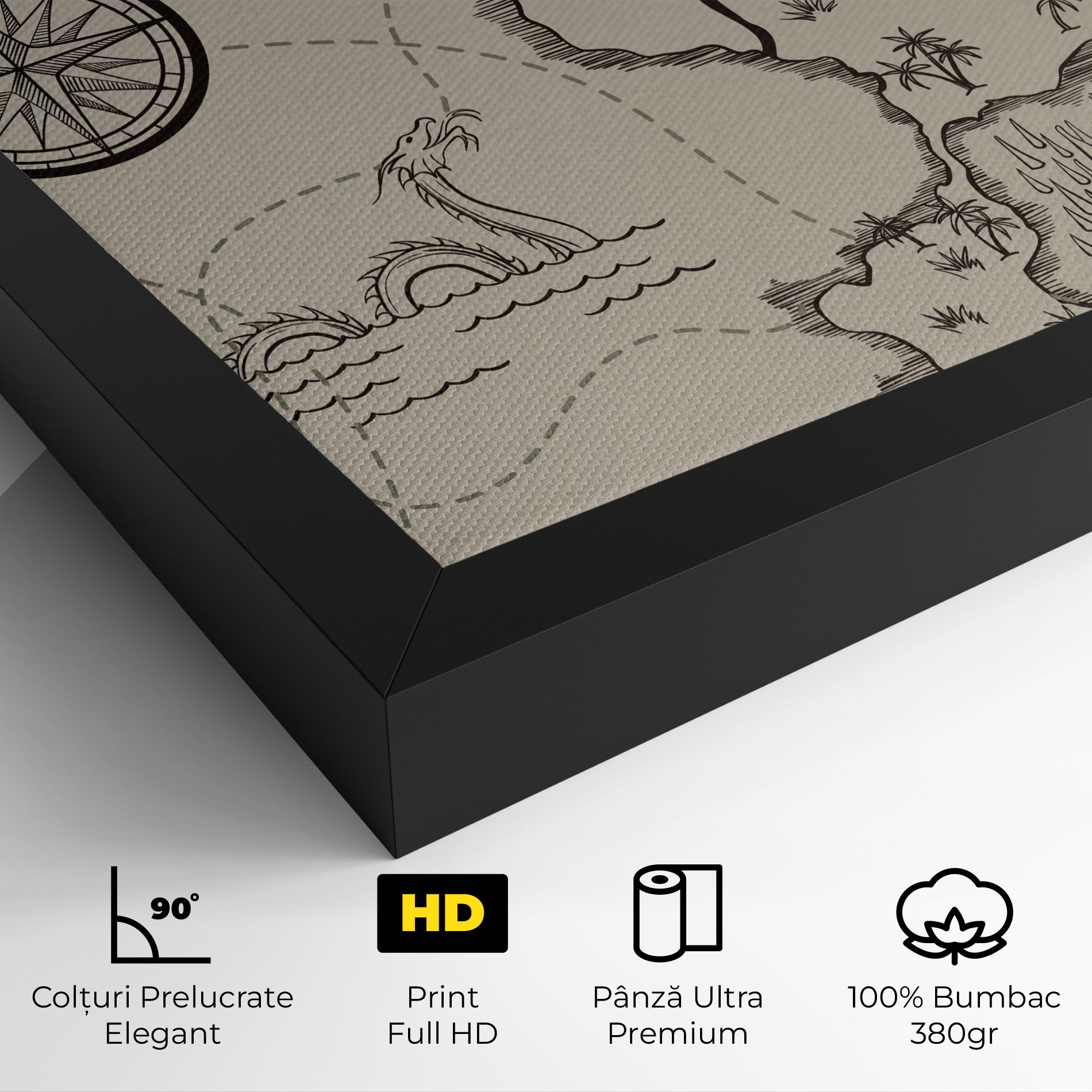 Cream Island Map mockup 4