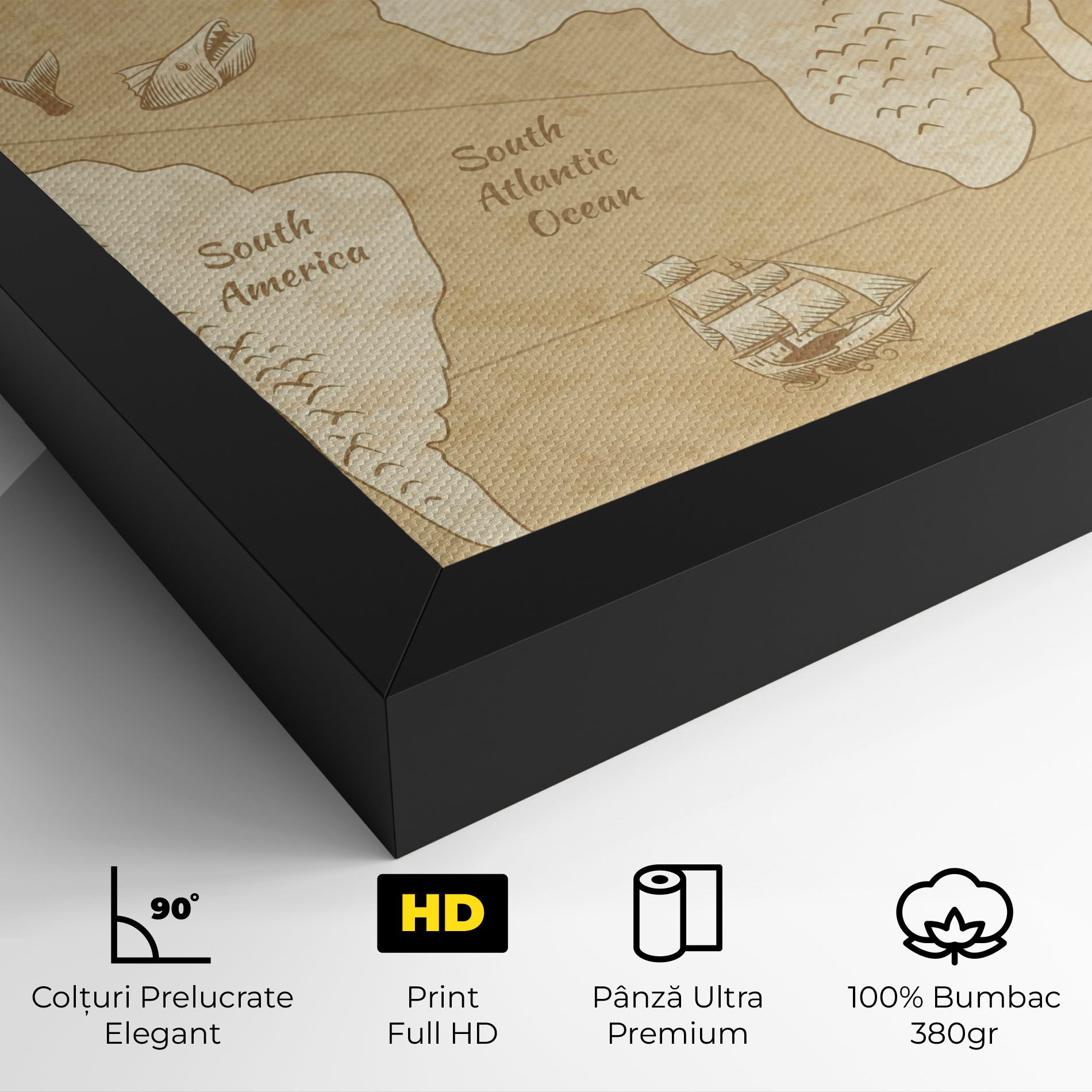Old Continents Map mockup 4