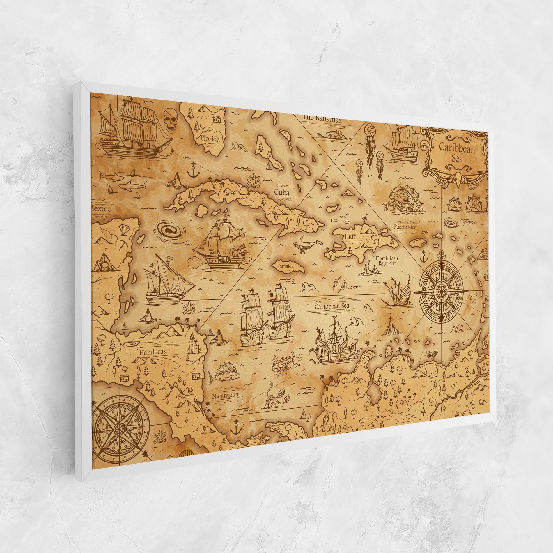 Tablou Canvas Caribbean Sea mockup 1