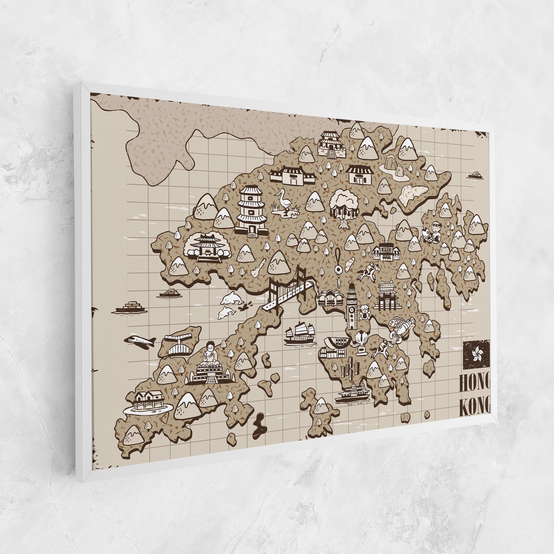 Tablou Canvas Hong Kong mockup 1